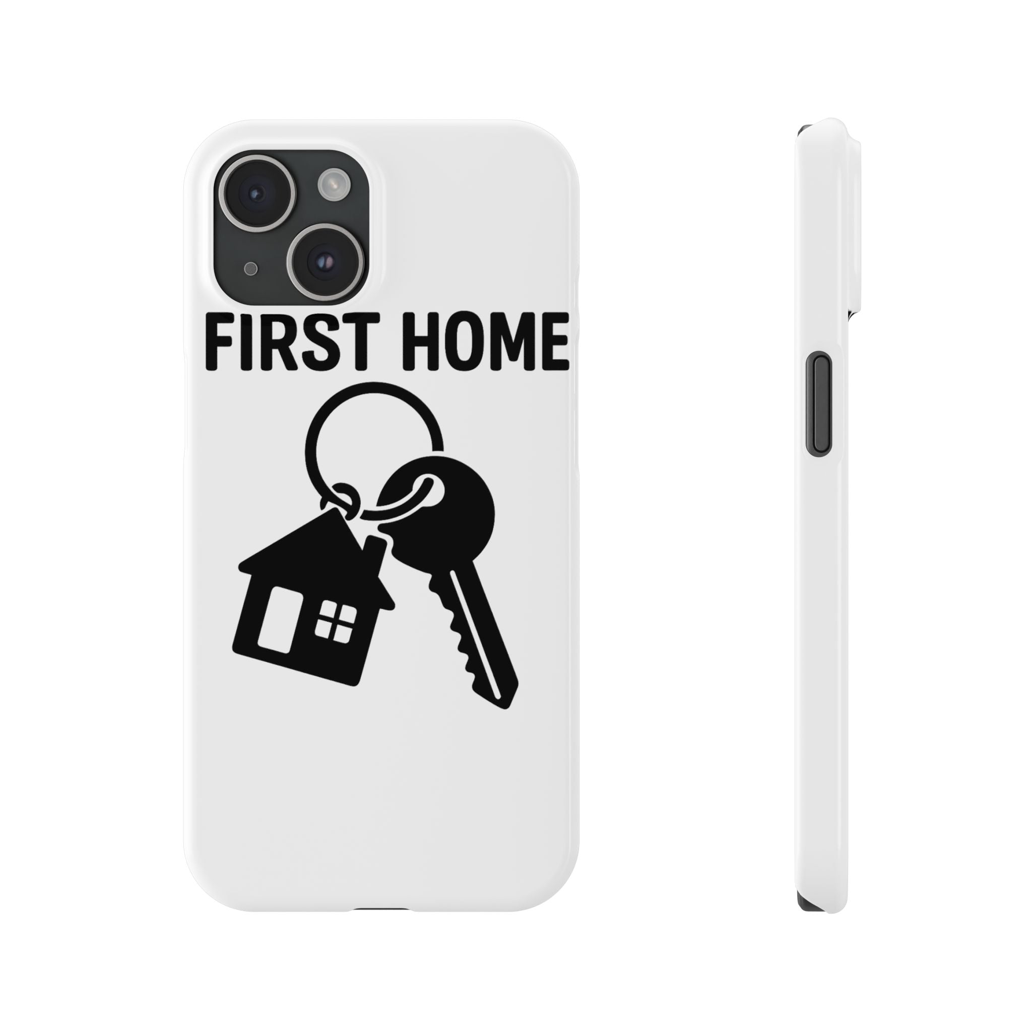 First Home Keys Phone Case, New Homeowner Gift, Housewarming Present, Minimalist House Key Design, First Time Home Buyer Gift