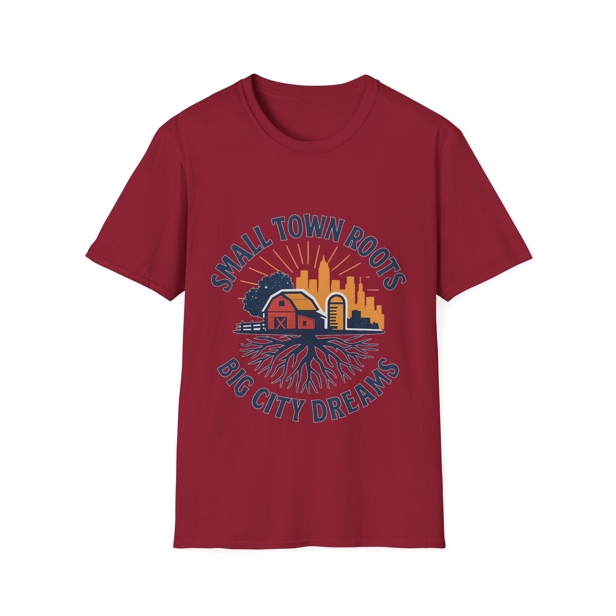 Small Town Roots Big City Dreams Shirt, Hometown Pride Tee, Vintage Americana Tshirt, Country Girl Gift, Small Town Pride