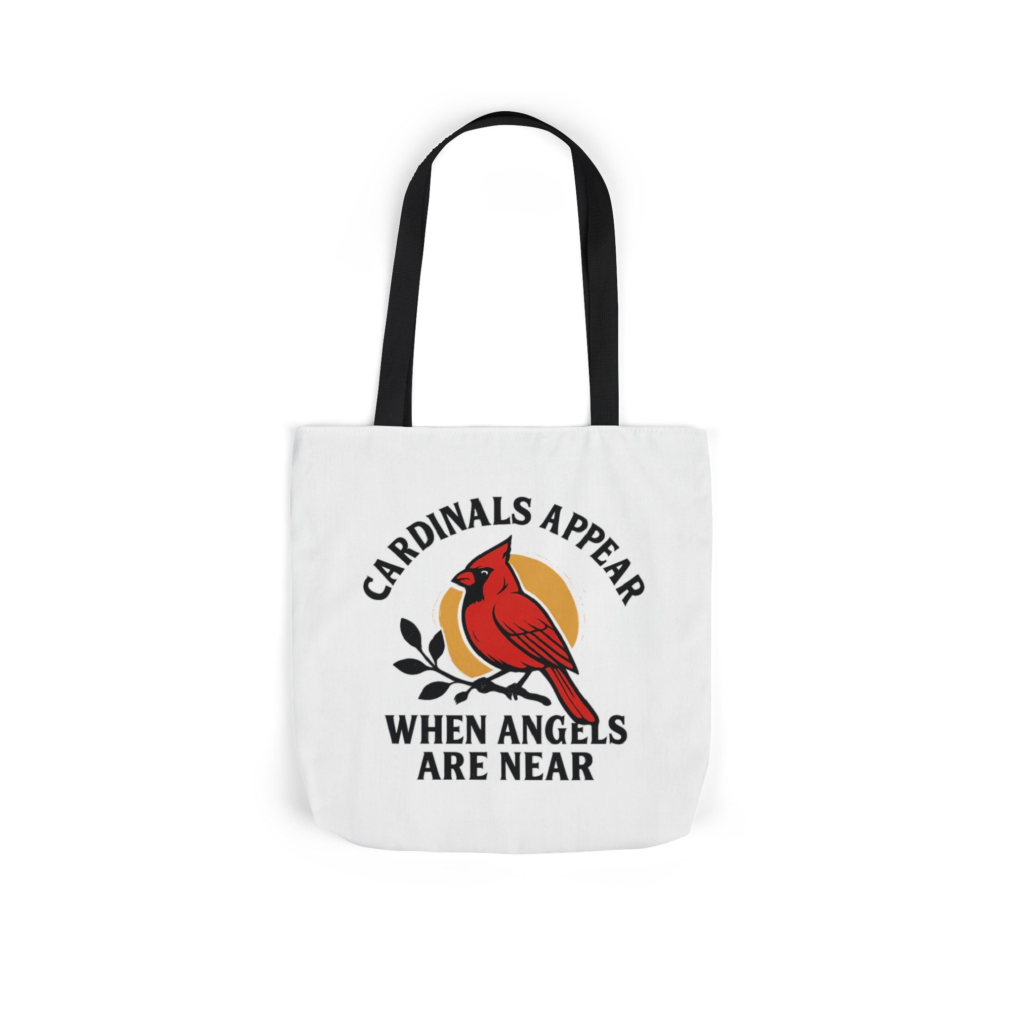 Cardinal Visitor Tote Bag, Cardinals Appear When Angels Are Near, Memorial Gift for Loss of Loved One, Sympathy Gift Mom