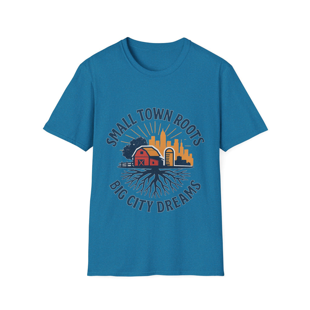 Small Town Roots Big City Dreams Shirt, Hometown Pride Tee, Vintage Americana Tshirt, Country Girl Gift, Small Town Pride