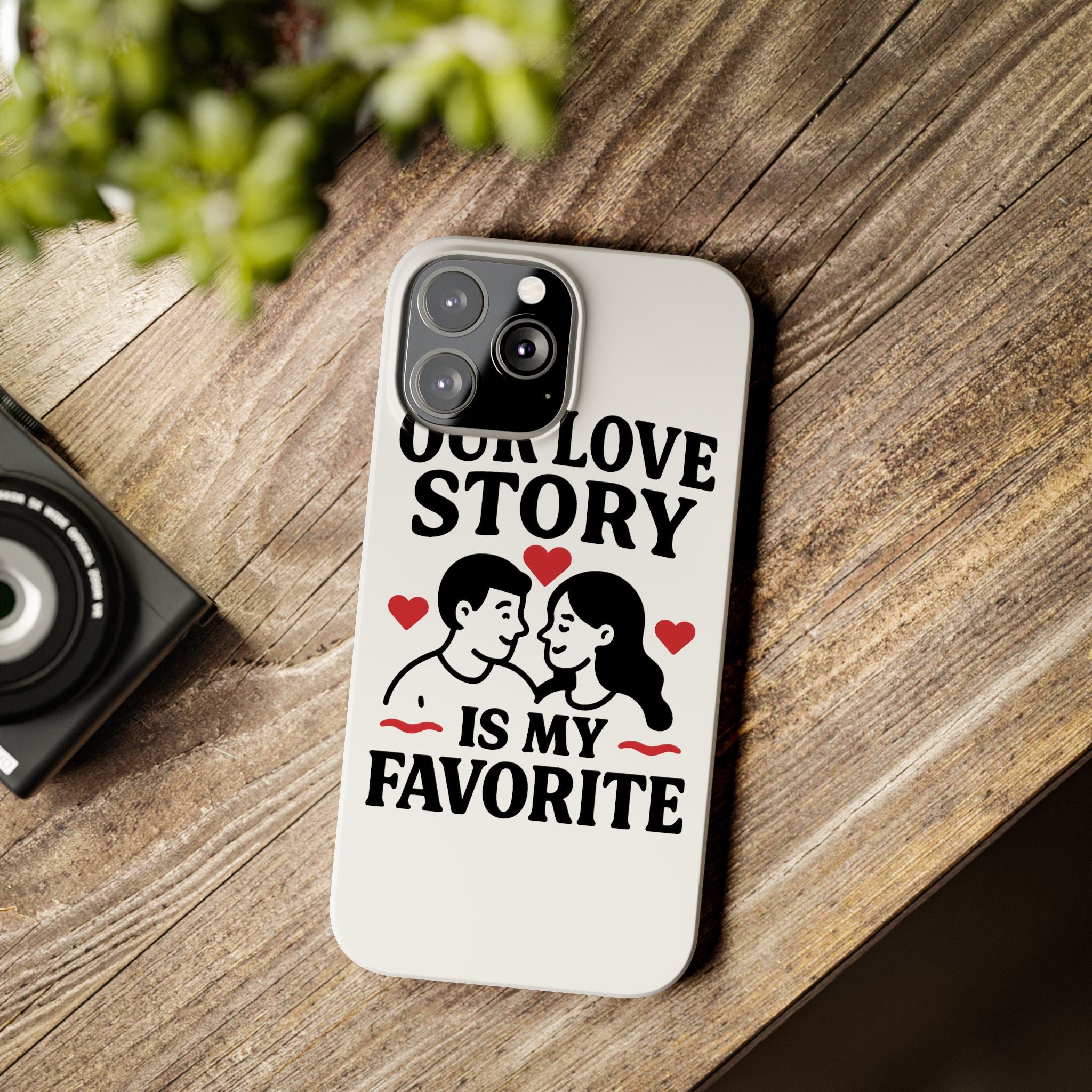 Love Story Phone Case Anniversary Gift for Wife Girlfriend Romantic Quote Couple iPhone Samsung Case Valentine's Day Gift