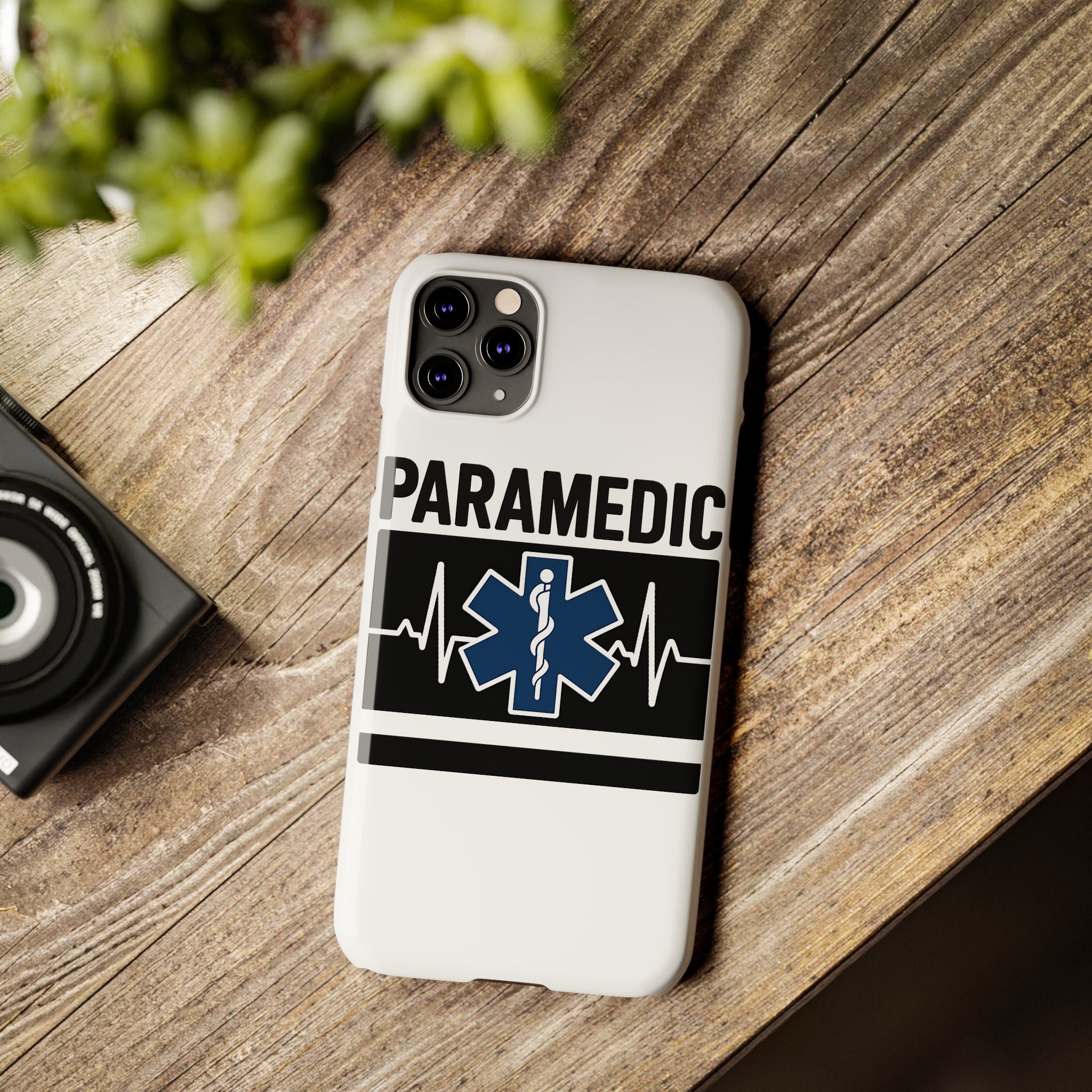 Paramedic Phone Case EMS Gift Heartbeat Star of Life EMT Medical First Responder Thin White Line Hero Appreciation