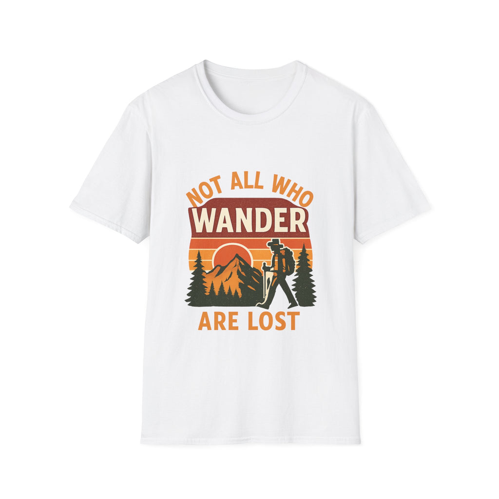 Not All Who Wander Are Lost Shirt Mountain Tee Adventure Hiking Gift Wanderlust Travel Bohemian Vintage Tshirt Free Spirit Outdoor