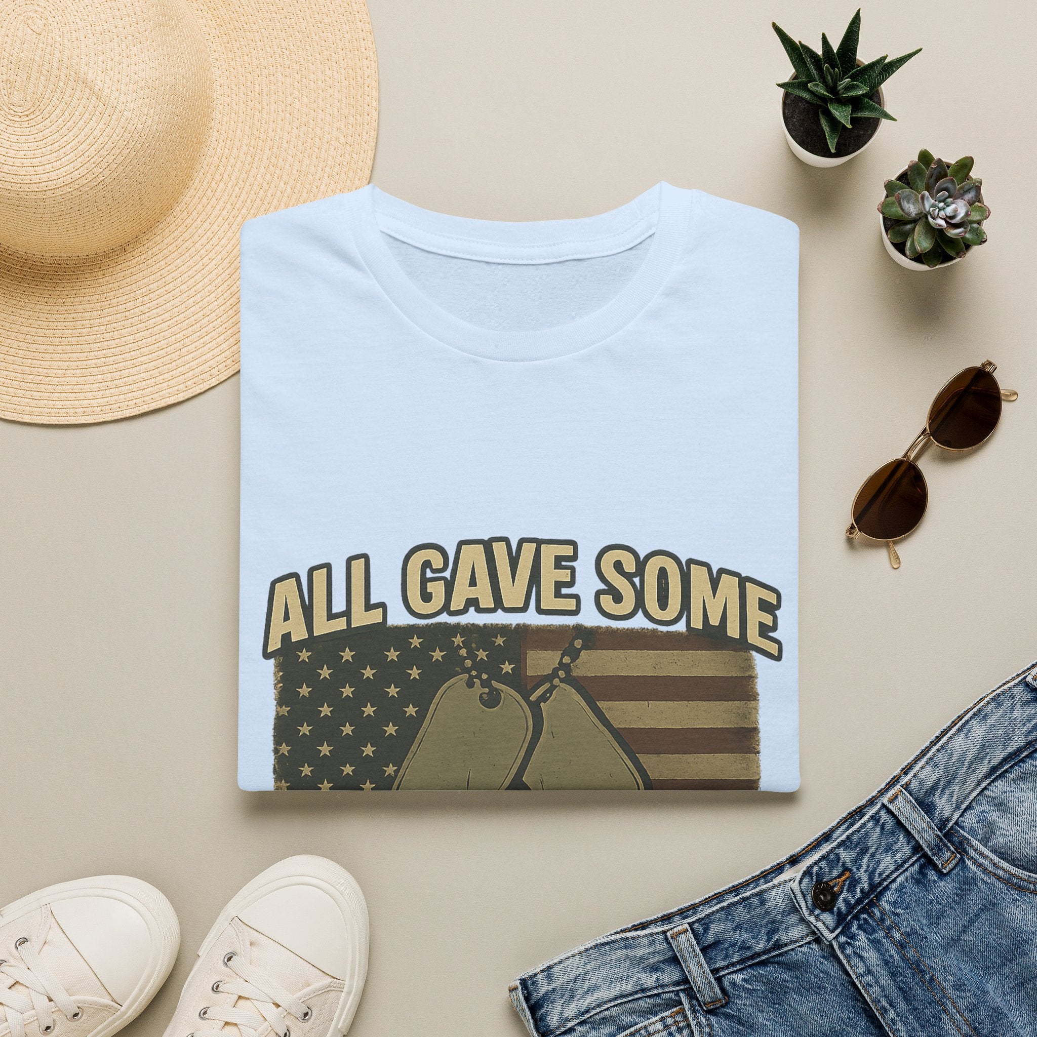 Custom Veteran Shirt | All Gave Some Some Gave All | Personalized Veterans Day Gift | Military Family Pride Tshirt with Name & Dates
