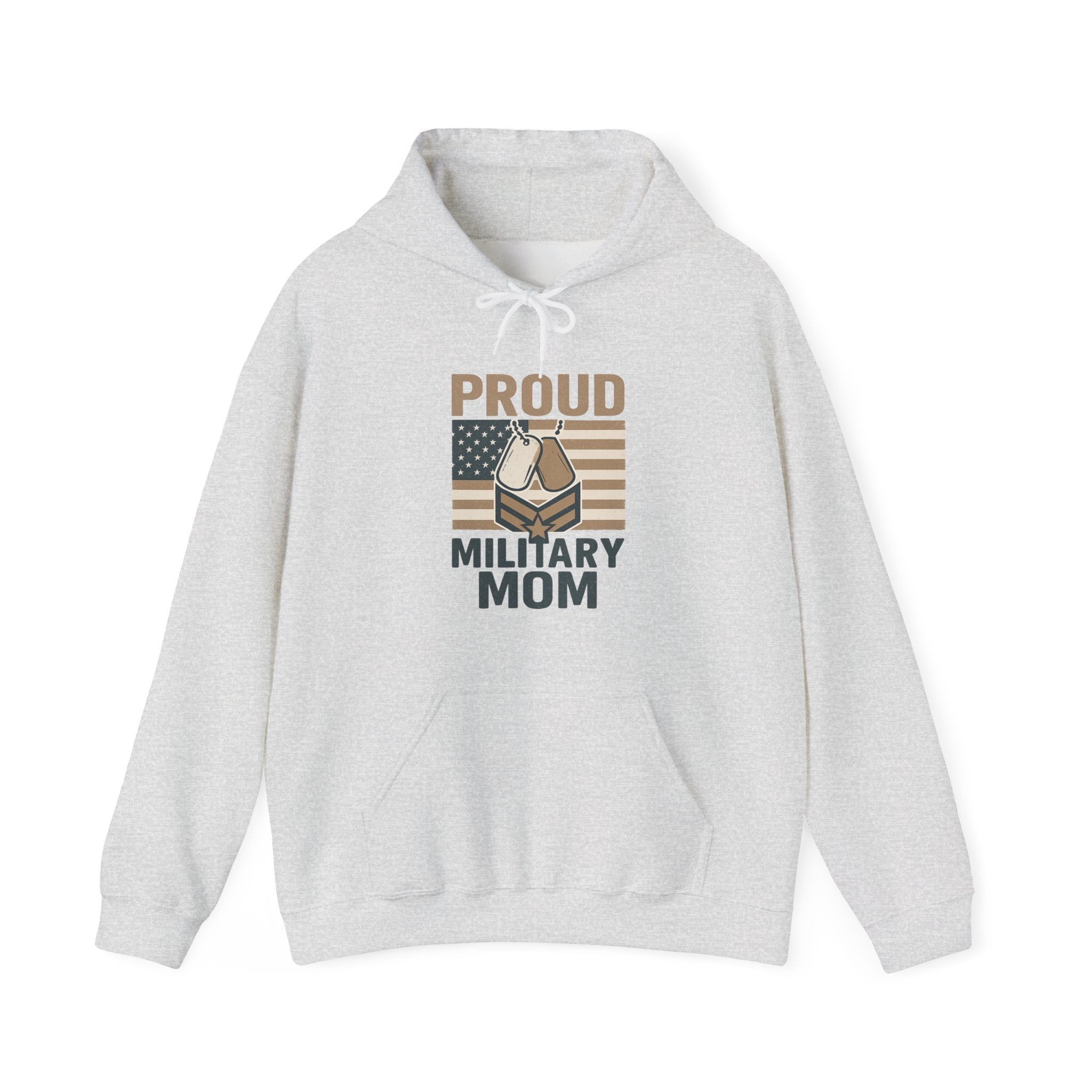 Proud Military Mom Hoodie, Strong Heart Army Mom Gift, Navy Mom Sweatshirt, Air Force Marine Mom, Service Member Mother Apparel