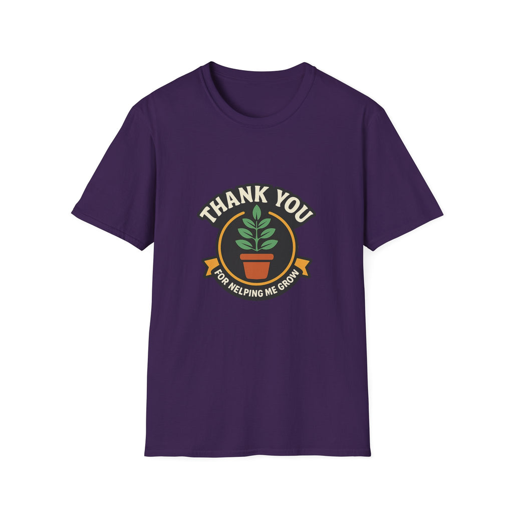 Thank You for Helping Me Grow Teacher Appreciation Shirt Plant Lady Gift Teacher Week Tee Mentor Gift End of Year Teacher Gift