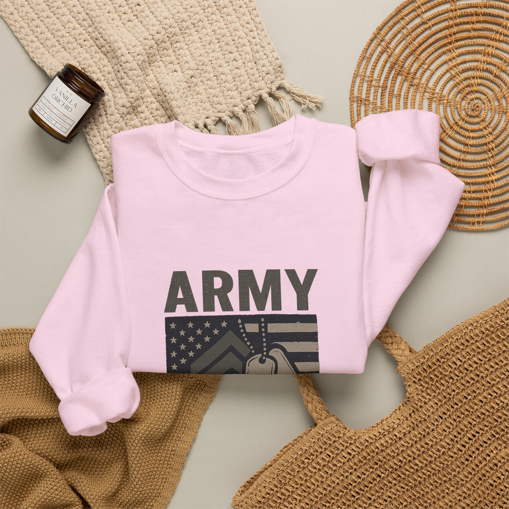 Army Strong Dad Sweatshirt, Military Father's Day Gift, Active Duty Dad Shirt, Army Dad Appreciation, Patriotic Military Family