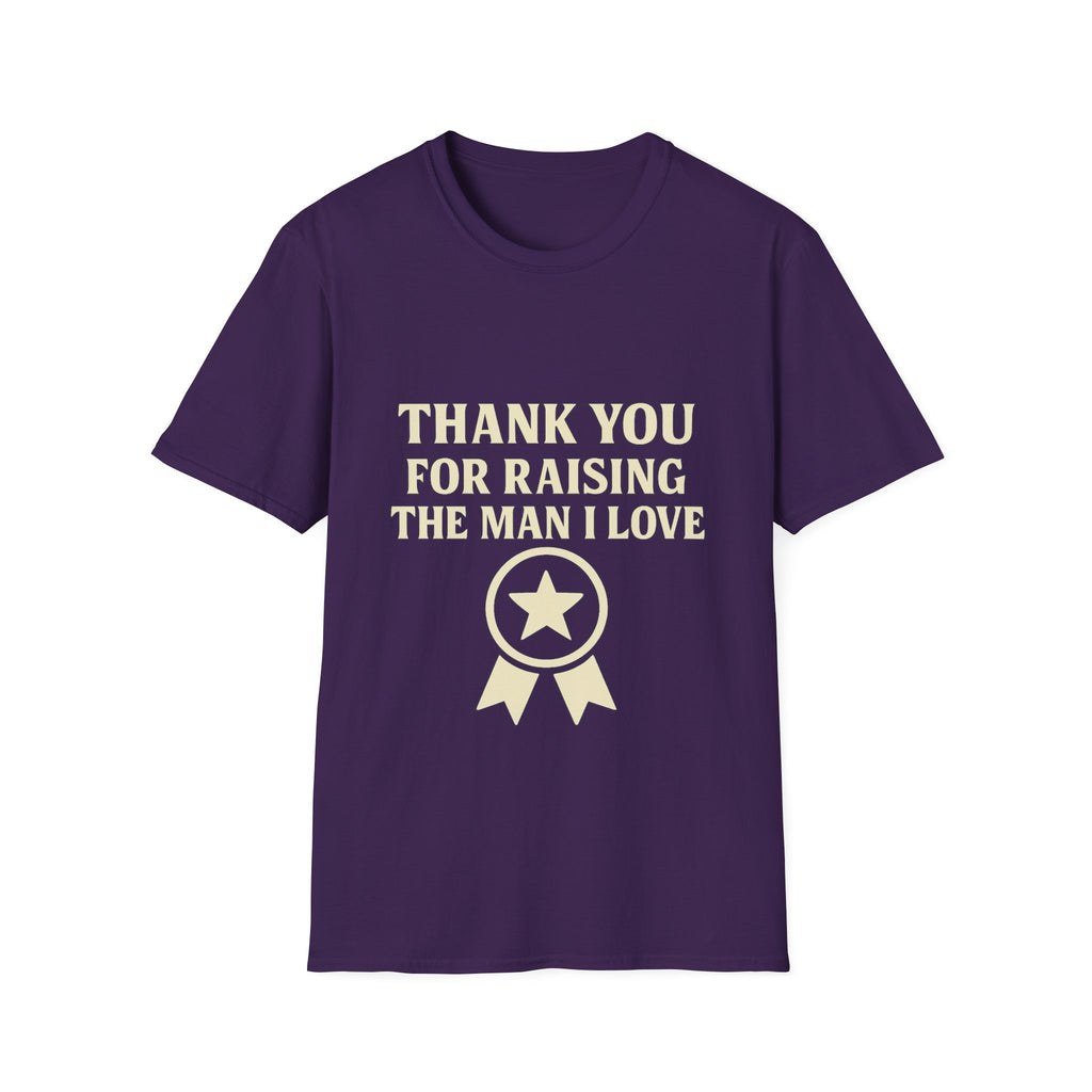 Thank You For Raising The Man I Love Shirt, Mother In Law Gift, Mothers Day Gift From Daughter In Law, MIL Appreciation Tee