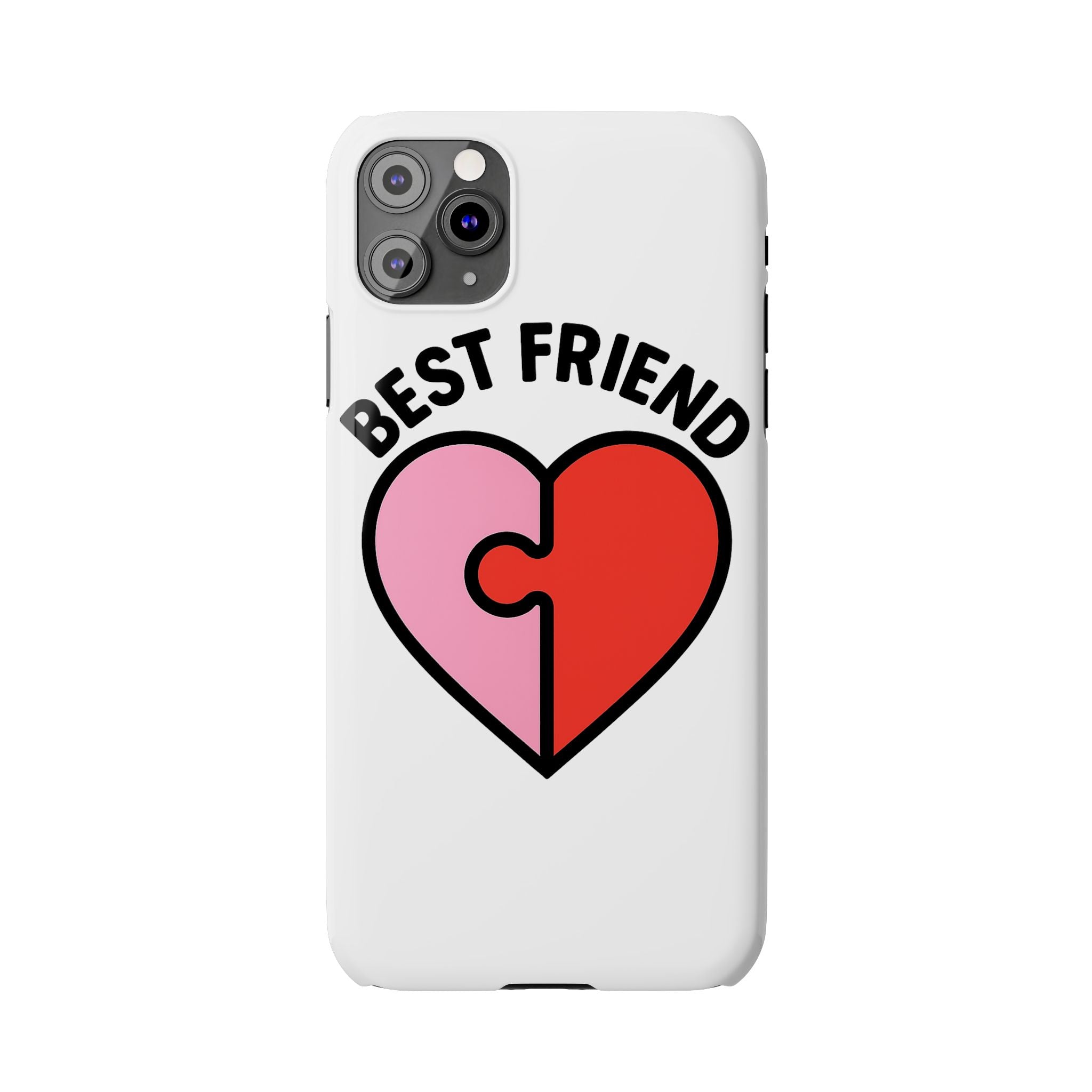 Best Friend Phone Case Set Puzzle Heart Matching BFF Gifts for Besties Friendship Phone Cases Cute Teen Gift for Her
