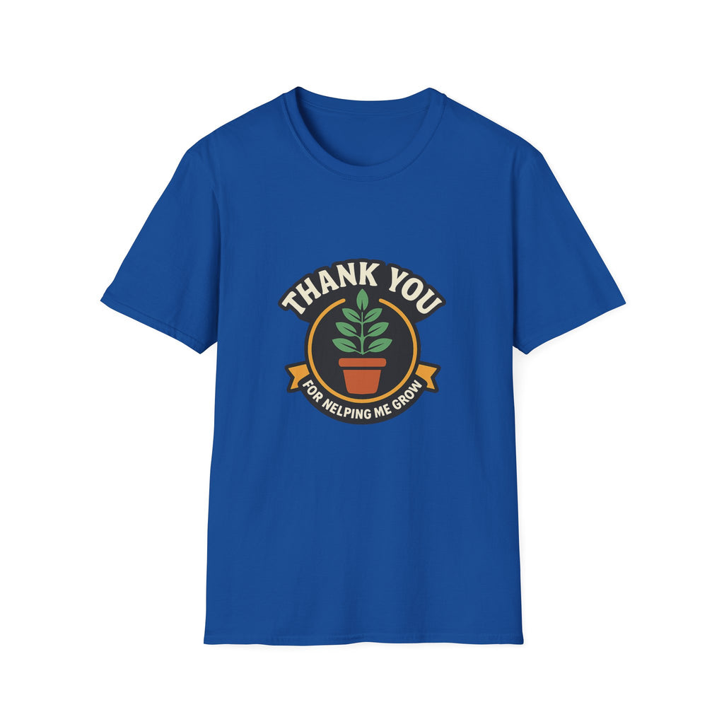 Thank You for Helping Me Grow Teacher Appreciation Shirt Plant Lady Gift Teacher Week Tee Mentor Gift End of Year Teacher Gift