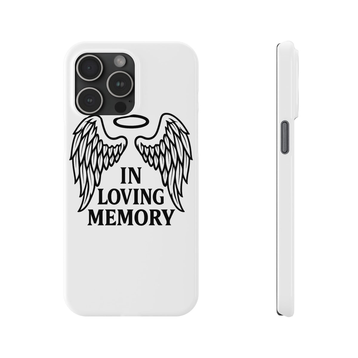Guardian Angel Wings Phone Case In Loving Memory Sympathy Gift Memorial Remembrance Heaven Spiritual Protection Loss Grief Support