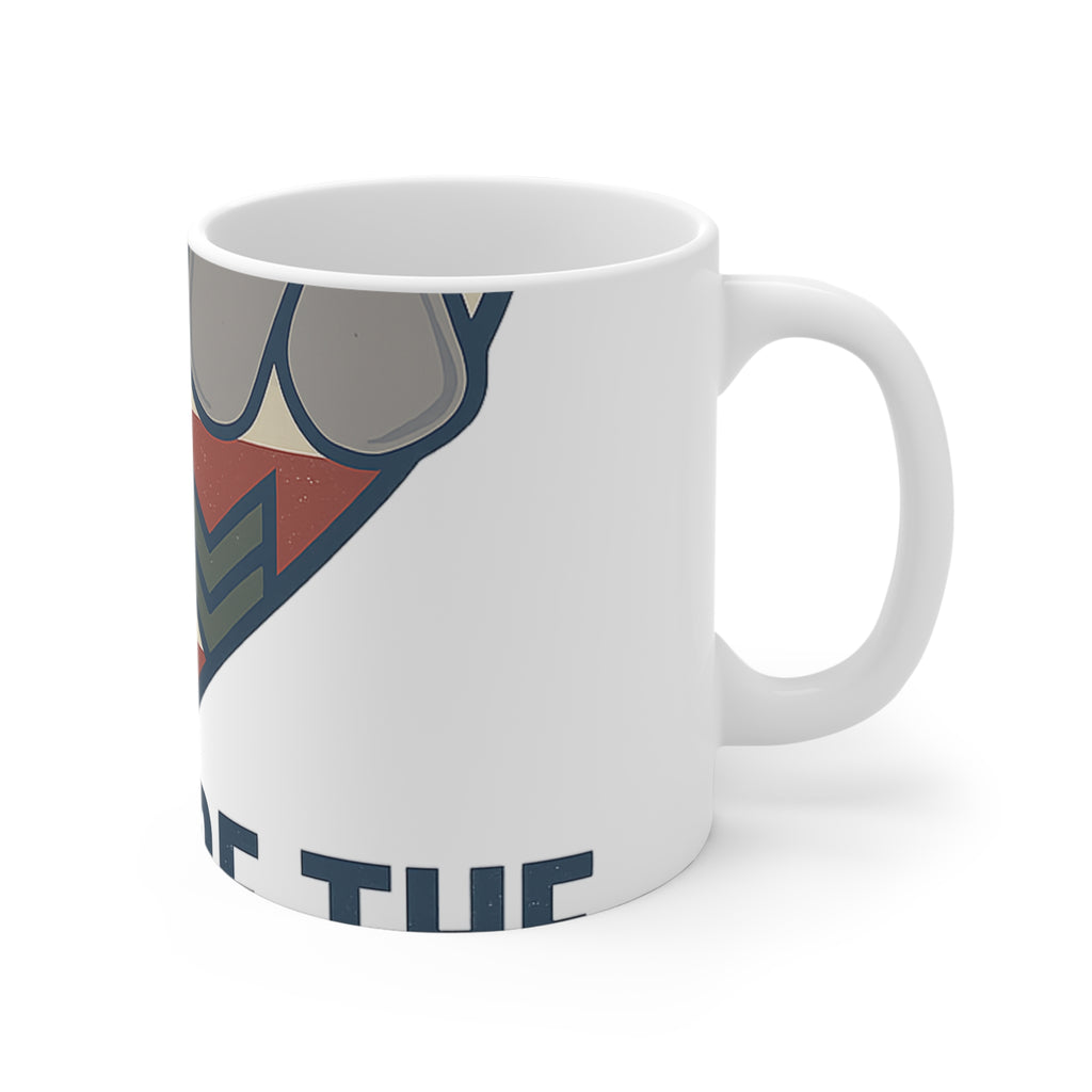 Military Family Coffee Mug Home of the Brave Gift for Army Navy Spouse Patriotic Heart Flag Veteran Support Cup Deployment Gift