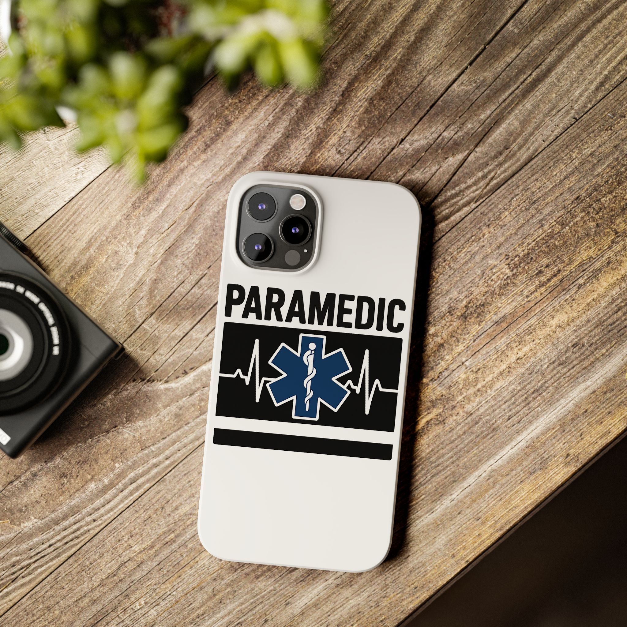 Paramedic Phone Case EMS Gift Heartbeat Star of Life EMT Medical First Responder Thin White Line Hero Appreciation