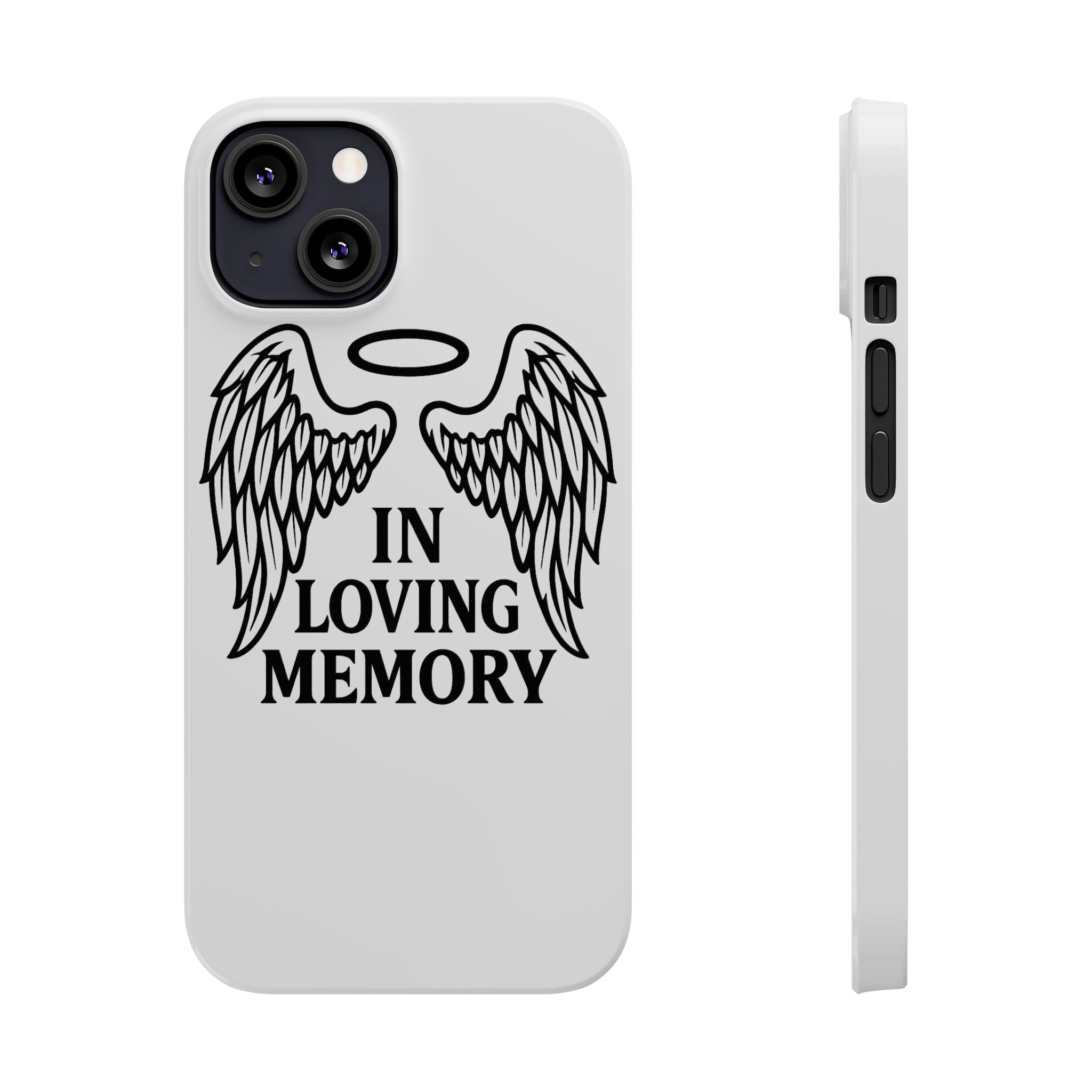 Guardian Angel Wings Phone Case In Loving Memory Sympathy Gift Memorial Remembrance Heaven Spiritual Protection Loss Grief Support