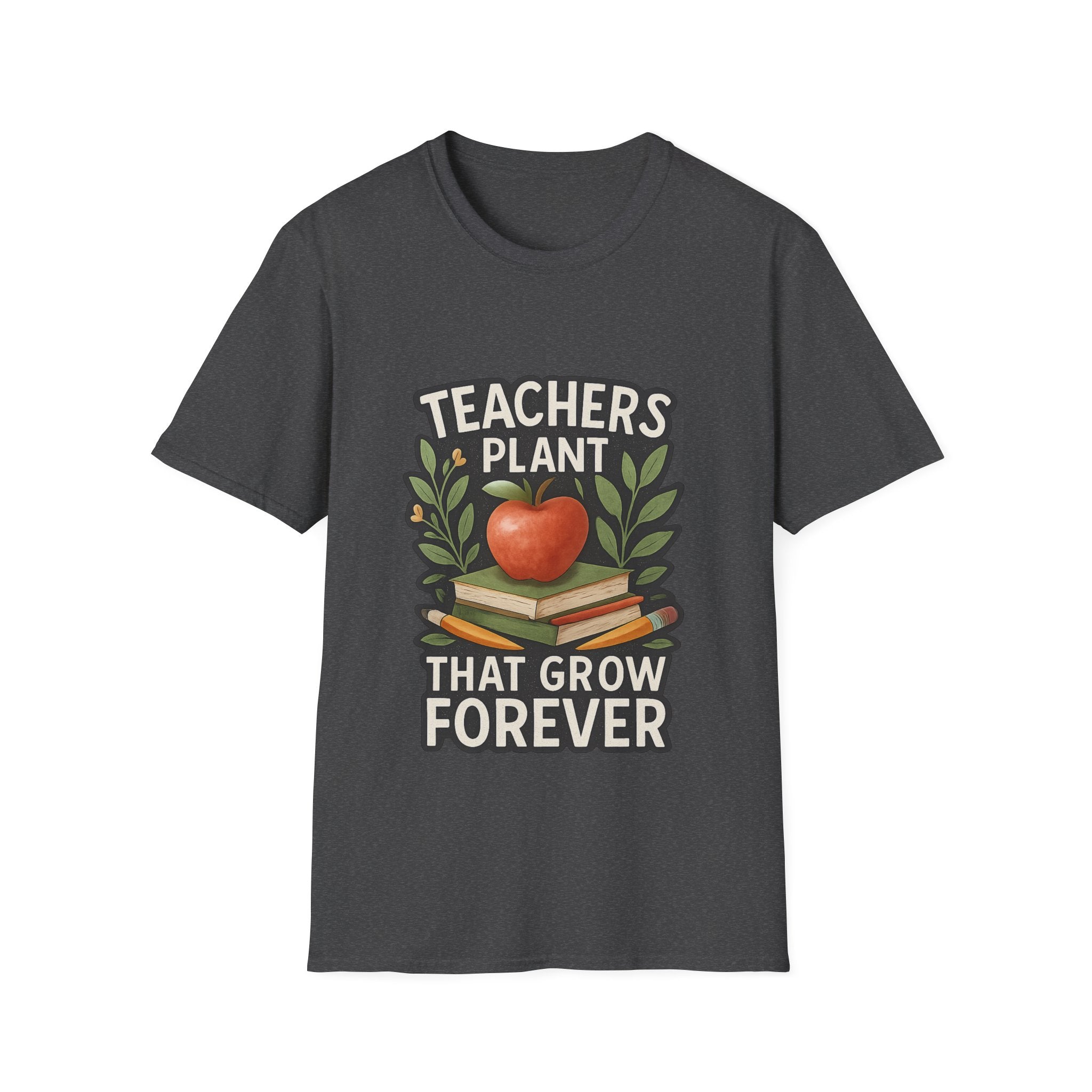 Teacher Appreciation Shirt Teachers Plant Seeds That Grow Forever Tee Gift for Teacher Watercolor Botanical Thank You Teacher Tshirt