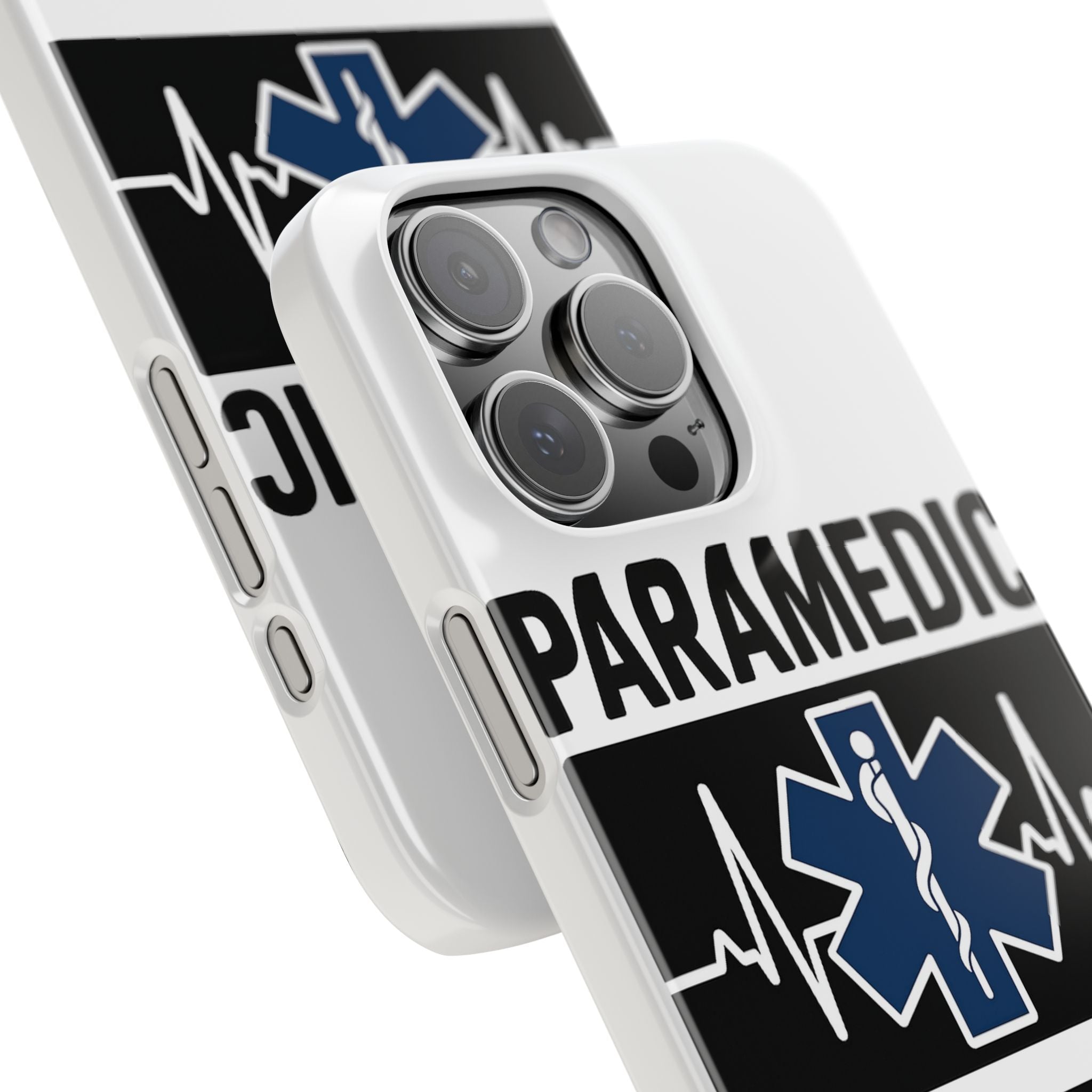Paramedic Phone Case EMS Gift Heartbeat Star of Life EMT Medical First Responder Thin White Line Hero Appreciation