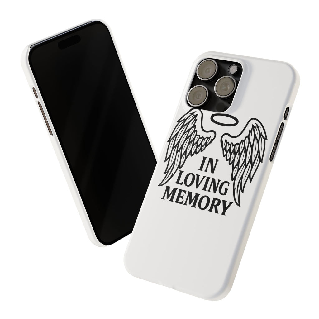 Guardian Angel Wings Phone Case In Loving Memory Sympathy Gift Memorial Remembrance Heaven Spiritual Protection Loss Grief Support