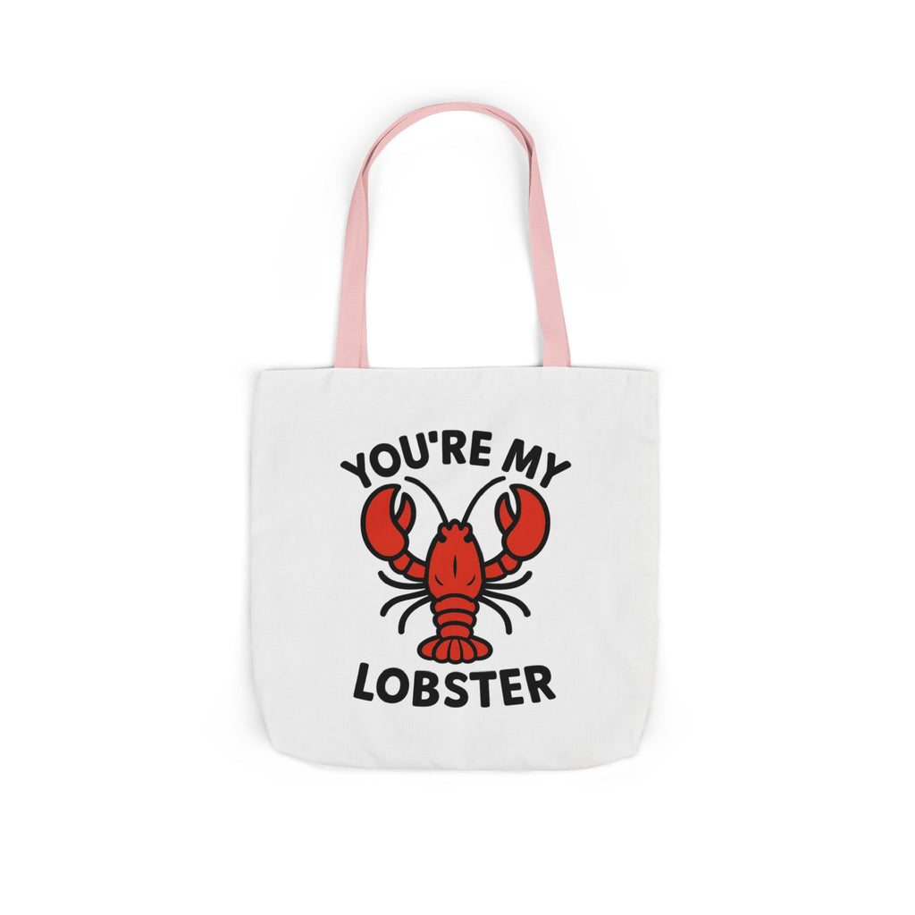 You're My Lobster Tote Bag Friends TV Show Gift Couples Anniversary Boyfriend Girlfriend Soulmate Quote Canvas Beach Bag