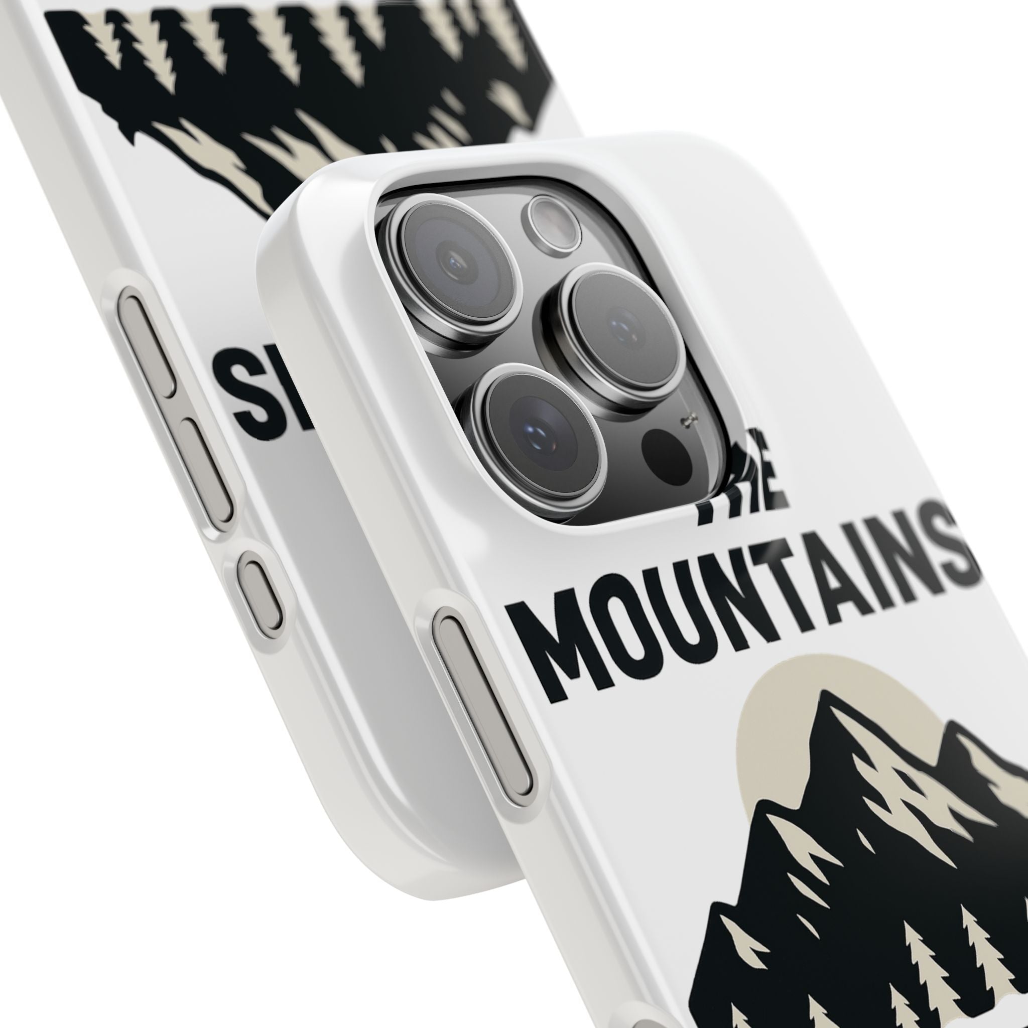 Mountains Are Calling Phone Case, Minimalist Mountain Range Silhouette, Nature Lover Gift, Hiker Adventure Outdoor Enthusiast