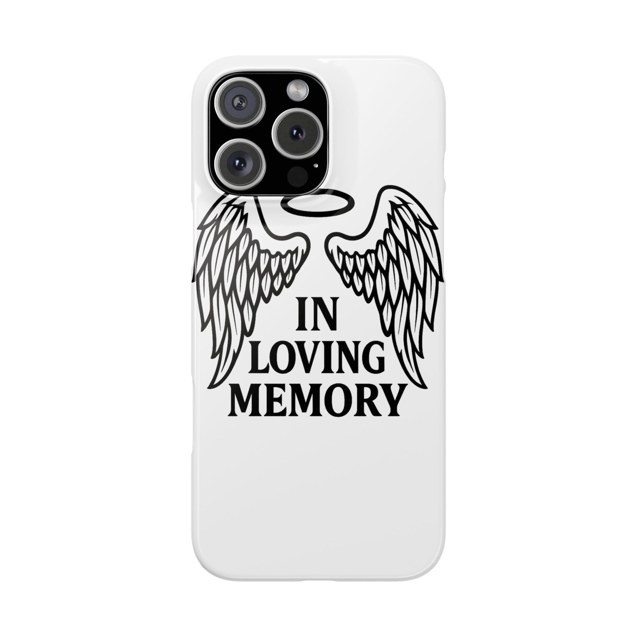 Guardian Angel Wings Phone Case In Loving Memory Sympathy Gift Memorial Remembrance Heaven Spiritual Protection Loss Grief Support