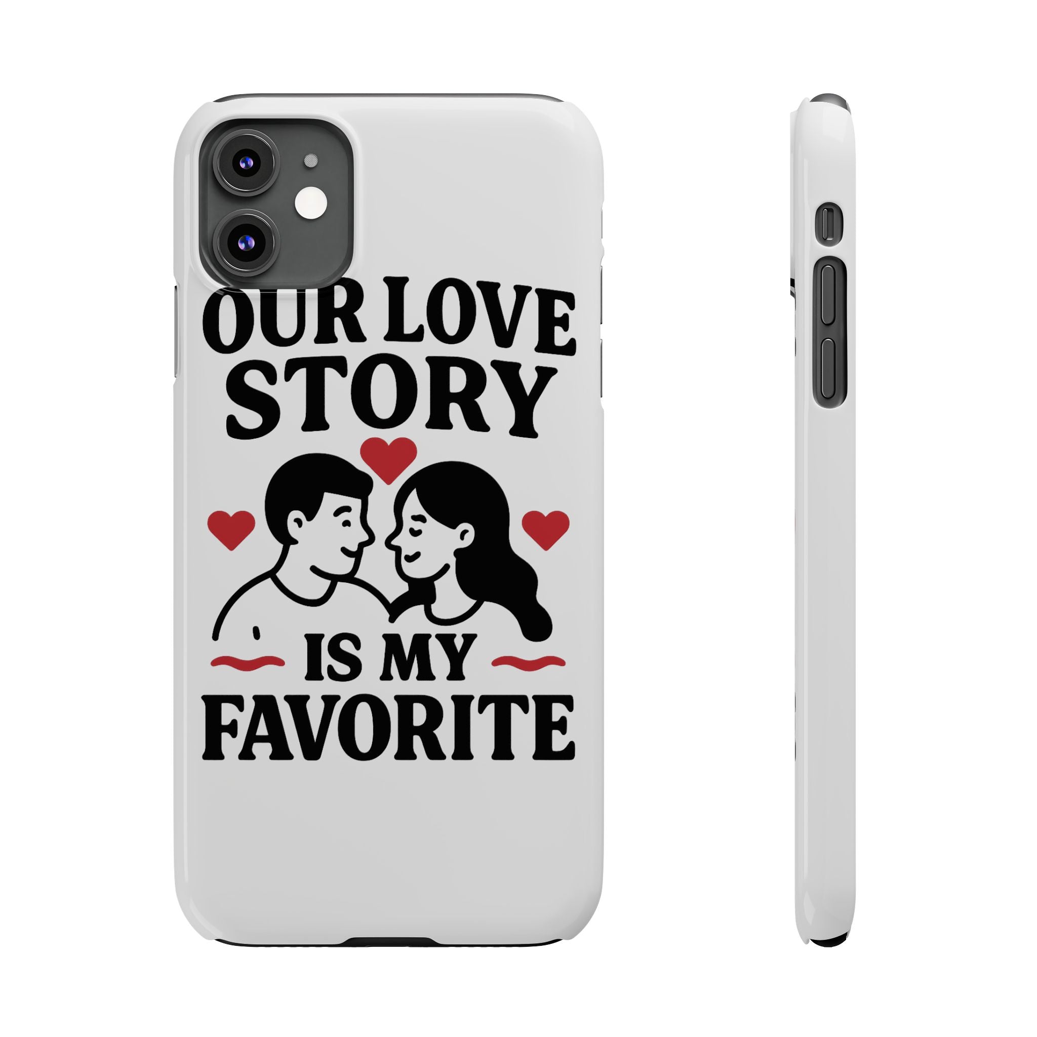 Love Story Phone Case Anniversary Gift for Wife Girlfriend Romantic Quote Couple iPhone Samsung Case Valentine's Day Gift