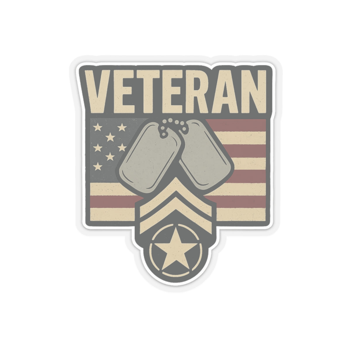 Veteran Hero Die-Cut Sticker Pack | Military Appreciation Stickers | Patriotic Thank You Decals | Support Our Troops Gift