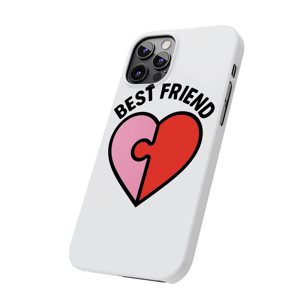 Best Friend Phone Case Set Puzzle Heart Matching BFF Gifts for Besties Friendship Phone Cases Cute Teen Gift for Her