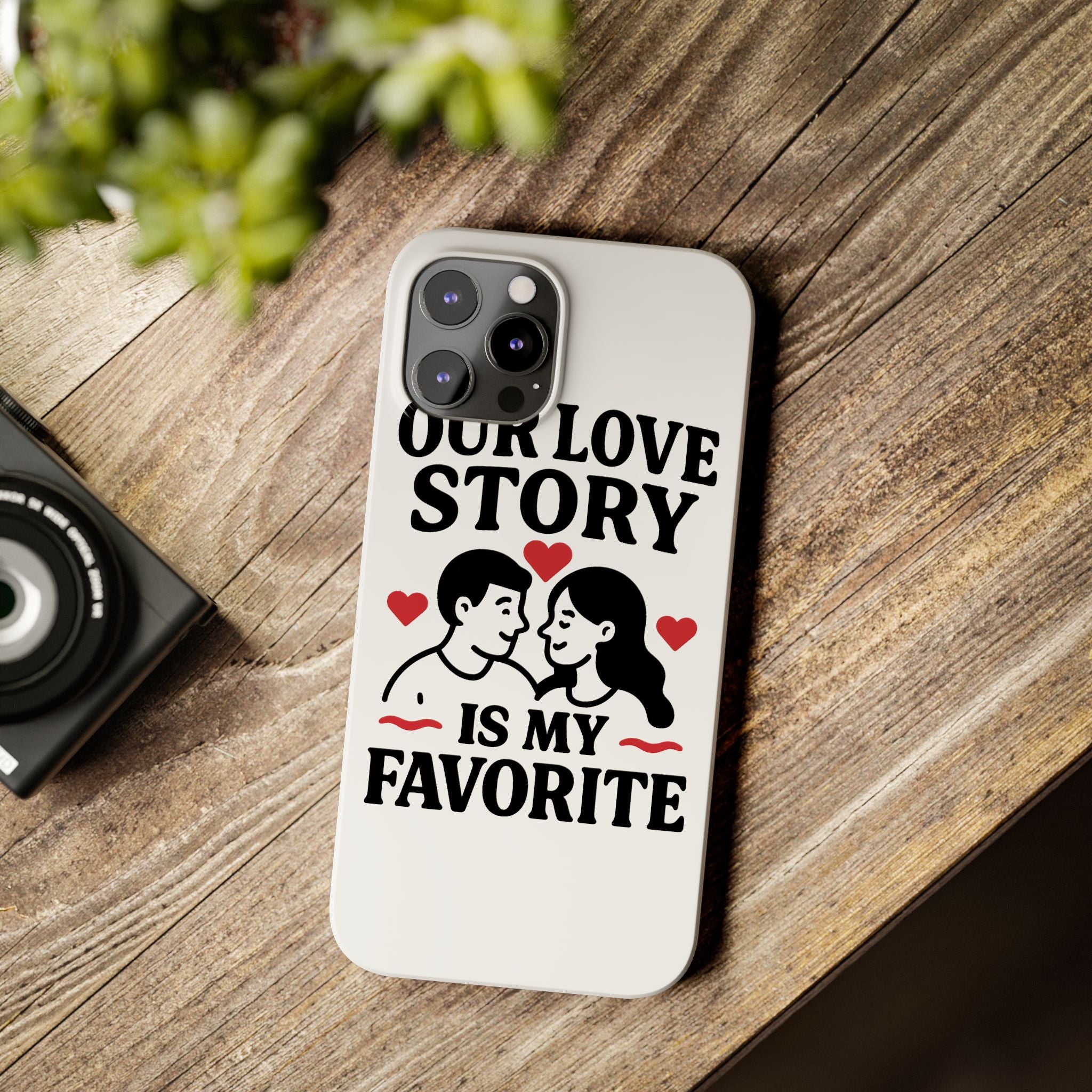 Love Story Phone Case Anniversary Gift for Wife Girlfriend Romantic Quote Couple iPhone Samsung Case Valentine's Day Gift