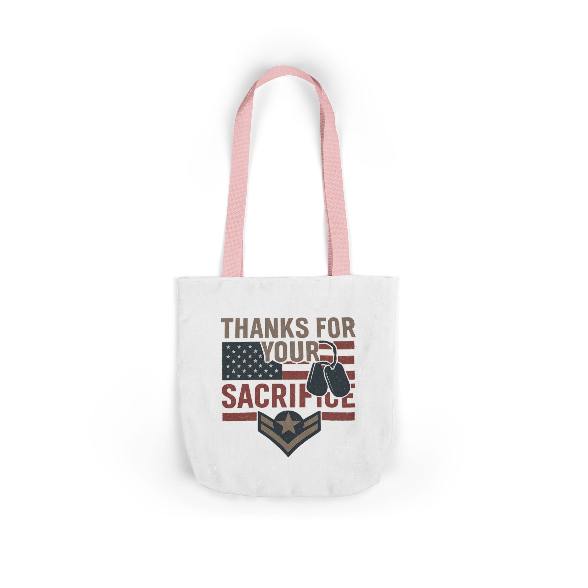 Thanks for Your Sacrifice Tote Bag Military Appreciation Gift Active Duty Service Member Honor Patriotic Gift USA Support Troops Bag