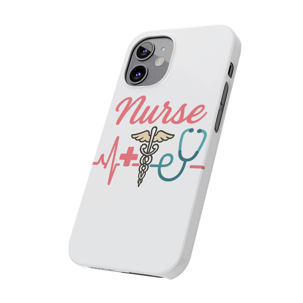 Nurse Phone Case EKG Heartbeat Medical Gift for Nurses RN Nursing Student Appreciation Gift Healthcare Worker iPhone Case