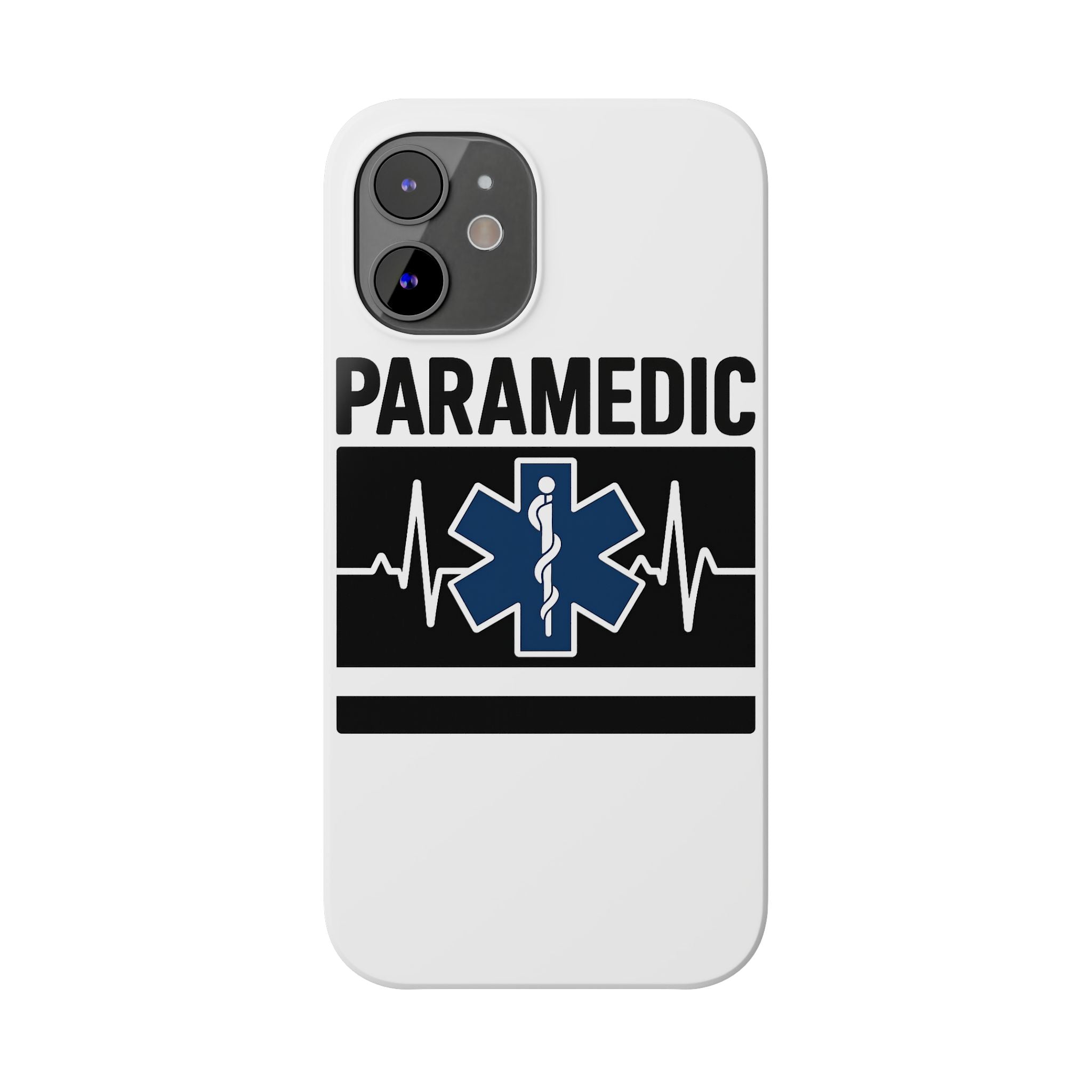 Paramedic Phone Case EMS Gift Heartbeat Star of Life EMT Medical First Responder Thin White Line Hero Appreciation