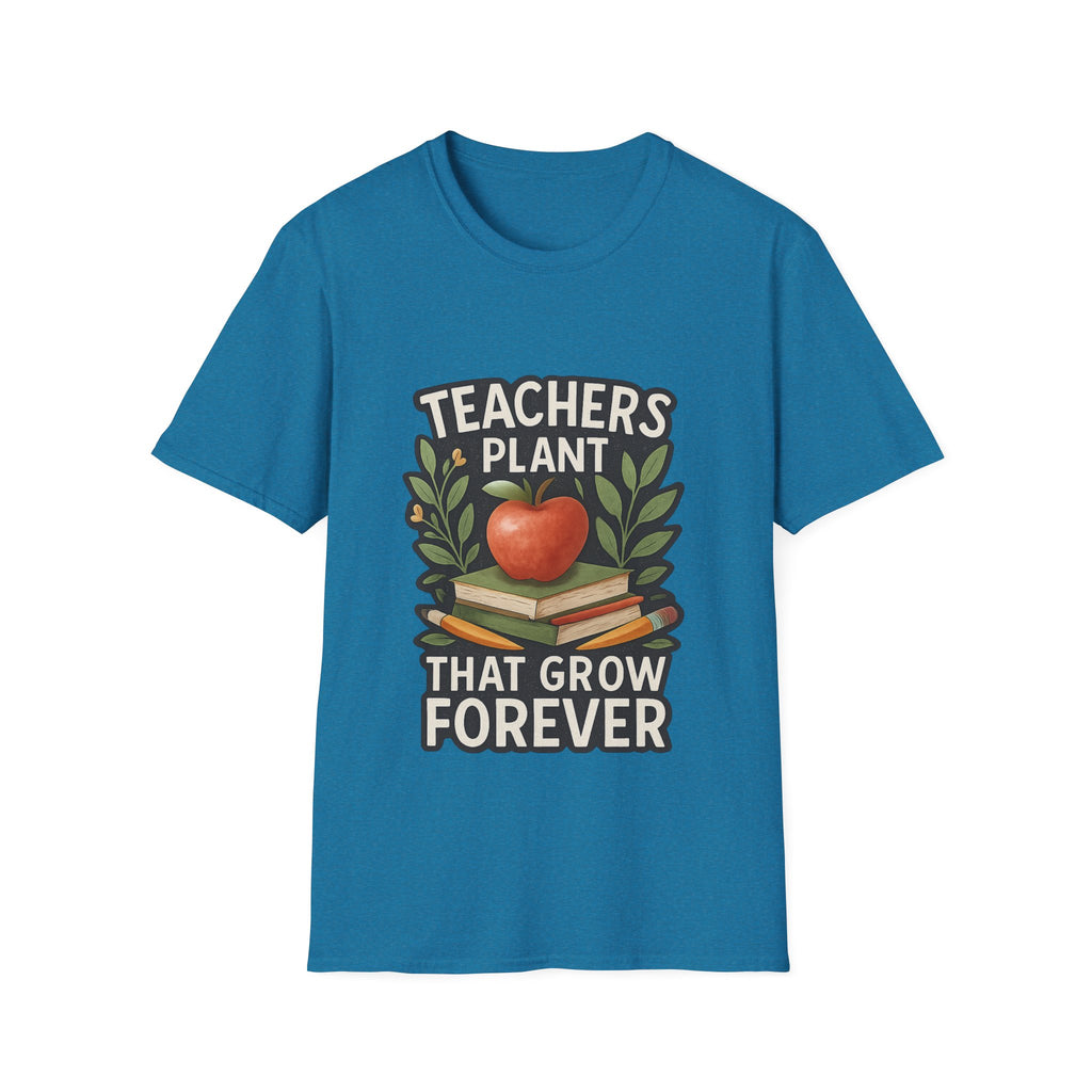 Teacher Appreciation Shirt Teachers Plant Seeds That Grow Forever Tee Gift for Teacher Watercolor Botanical Thank You Teacher Tshirt