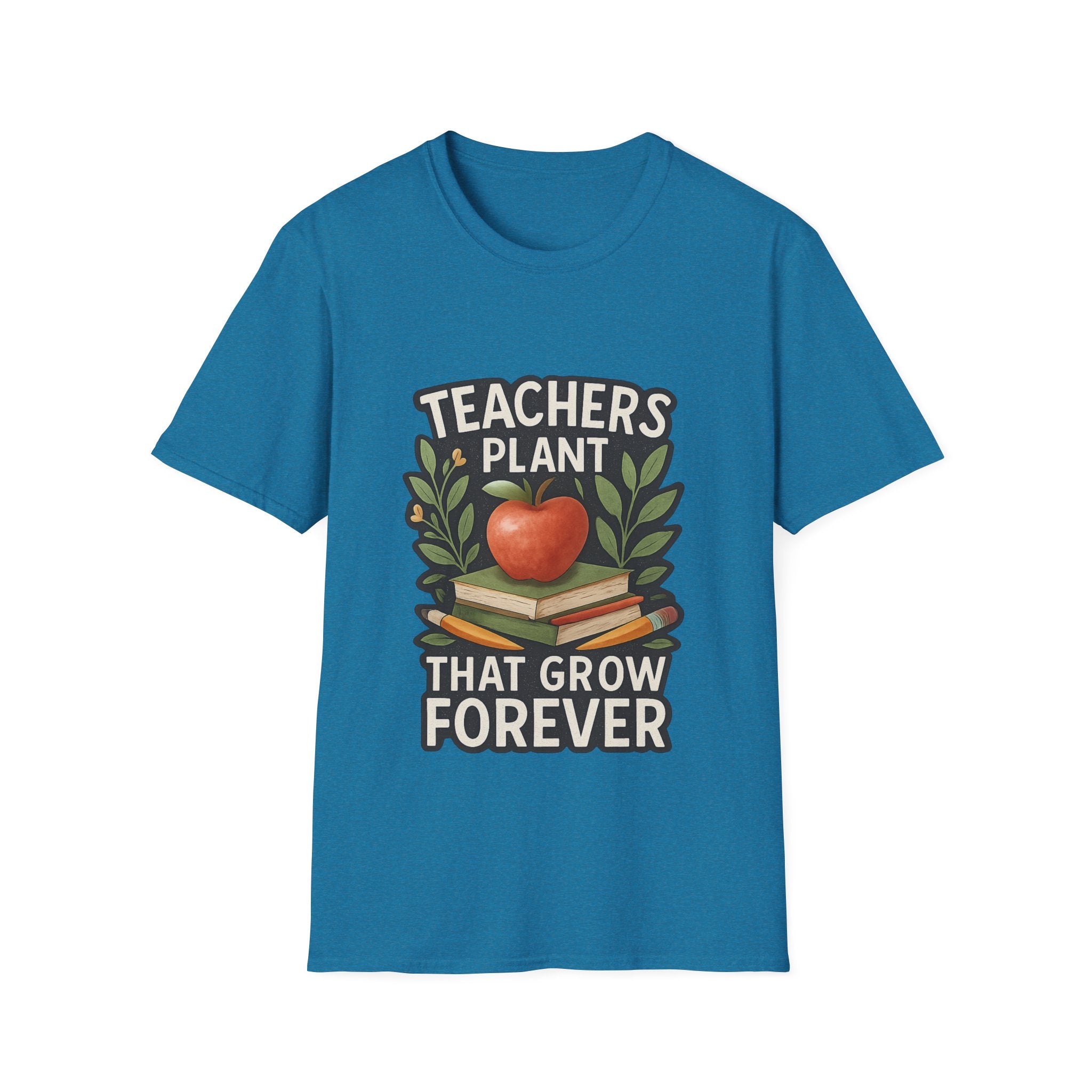 Teacher Appreciation Shirt Teachers Plant Seeds That Grow Forever Tee Gift for Teacher Watercolor Botanical Thank You Teacher Tshirt