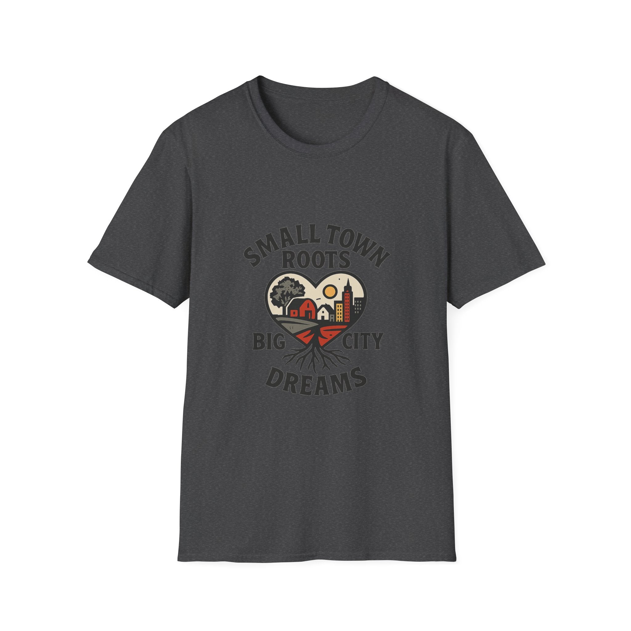 Small Town Roots Big City Dreams Shirt, Hometown Pride Tshirt, Small Town Girl Gift, Nostalgic Country Roots Tee, Moving Away Gift