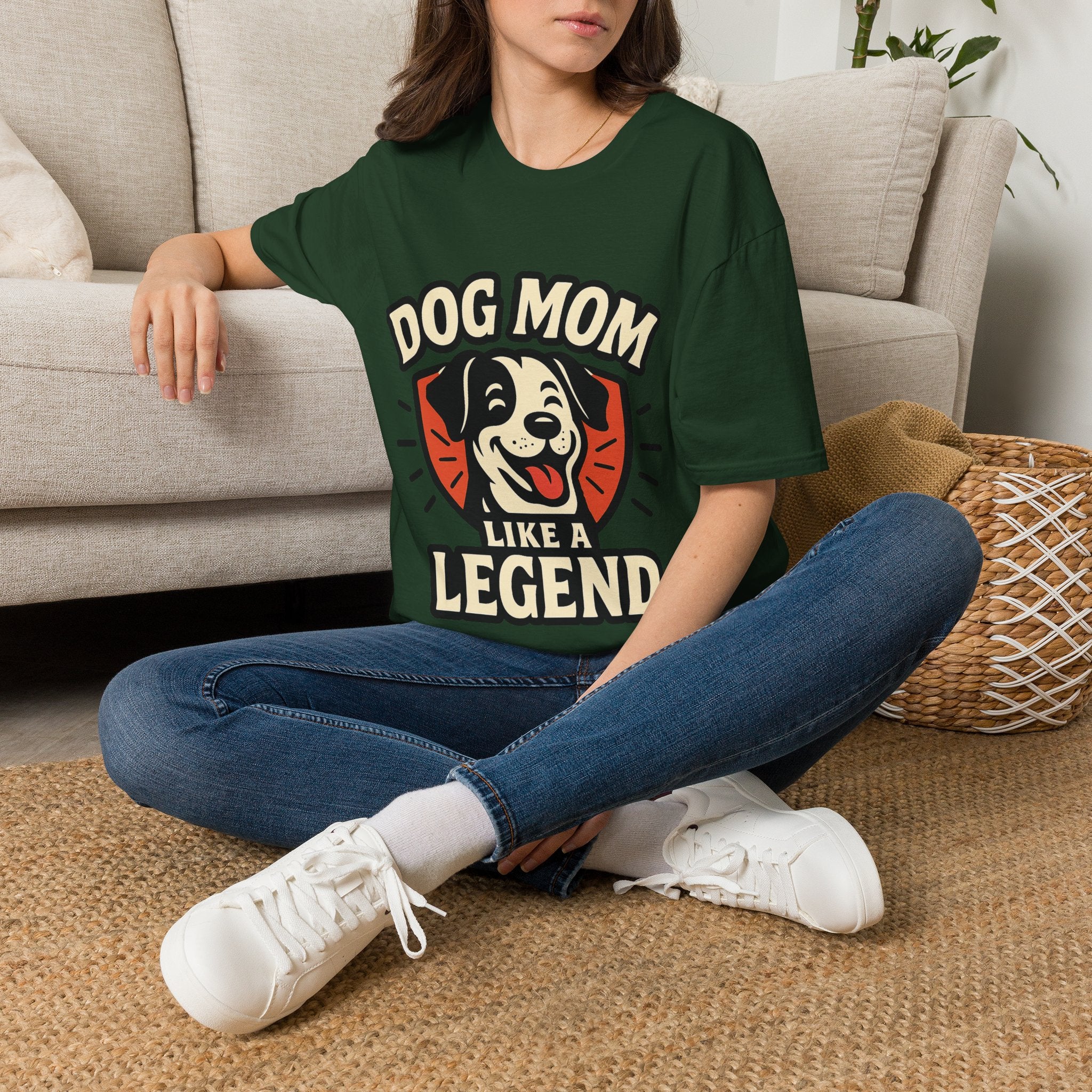 Dog Mom Shirt, Funny Dog Mom Gift, Dog Mama T-Shirt, Dog Lover Gift, Mother's Day Gift for Dog Mom, Crazy Dog Lady Tee