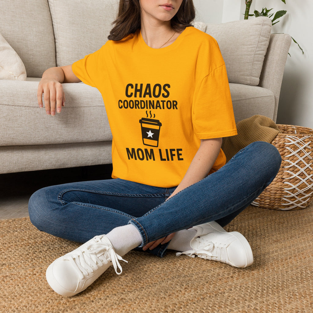 Chaos Coordinator Shirt Mom Life T-Shirt Funny Mom Tee Mother's Day Gift for New Mom Toddler Mom Gift Exhausted Mom Shirt