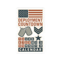 Deployment Countdown Calendar Sticker Sheet | Military Homecoming Tracker | Armed Forces Family Gift | Patriotic Planner Decor