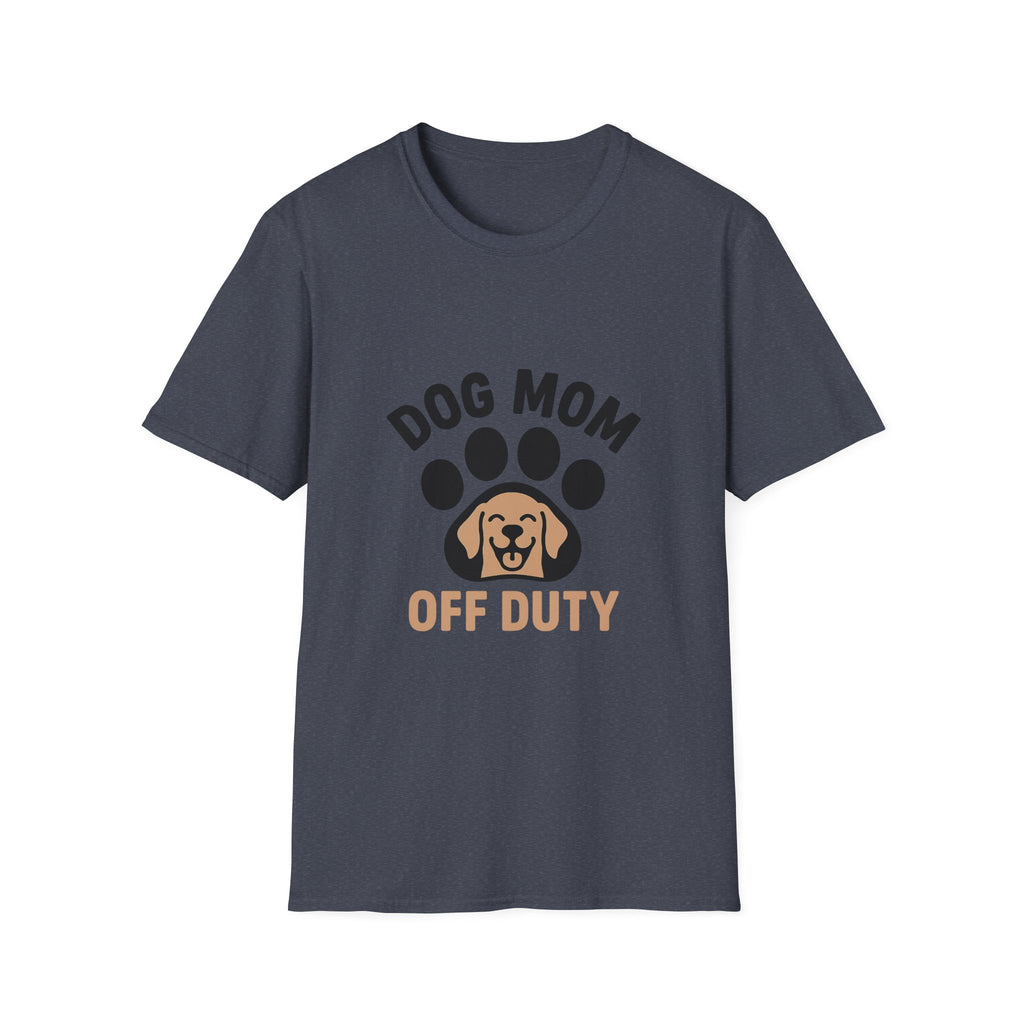 Dog Mom Off Duty Shirt, Dog Lover Gift, Paw Print T-Shirt, Dog Mom Tee, Funny Dog Owner Shirt, Dog Mama Clothing, Pet Parent