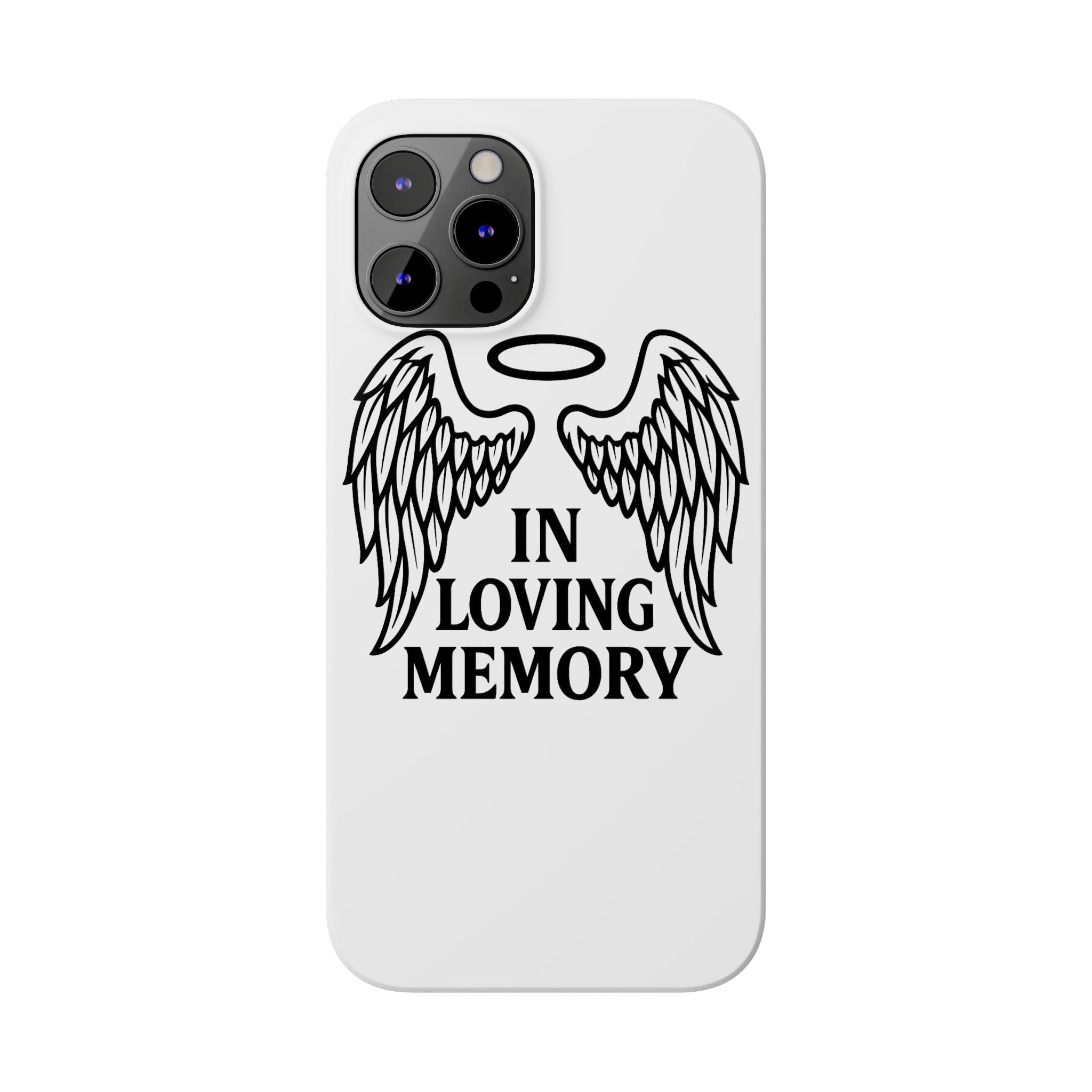 Guardian Angel Wings Phone Case In Loving Memory Sympathy Gift Memorial Remembrance Heaven Spiritual Protection Loss Grief Support