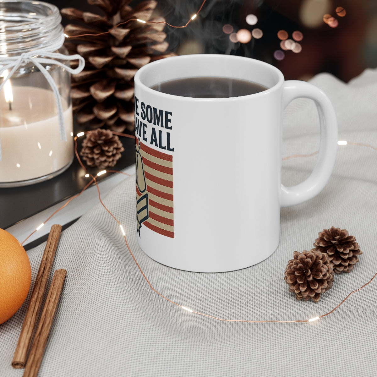 All Gave Some Some Gave All Veteran Mug | Military Appreciation Coffee Mug | Patriotic Gift | Army Navy Air Force Marine Gift