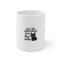 All My Children Have Paws Cat Lover Coffee Mug