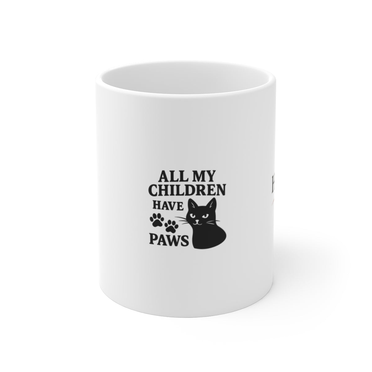 All My Children Have Paws Cat Lover Coffee Mug