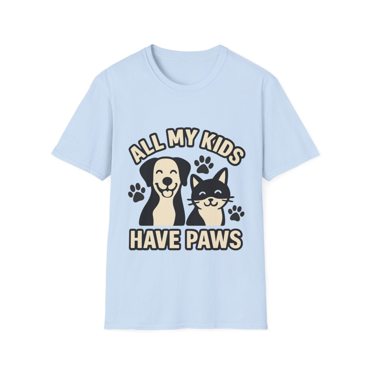All My Kids Have Paws Shirt, Pet Mom T-Shirt, Dog Mom Cat Mom Gift, Fur Mama Tee, Pet Parent Shirt, Mothers Day Gift for Dog Lover