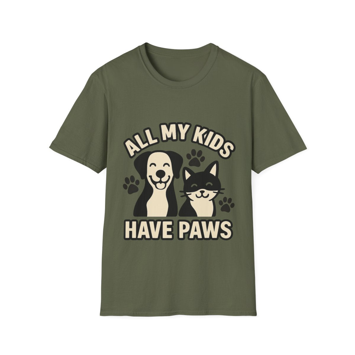 All My Kids Have Paws Shirt, Pet Mom T-Shirt, Dog Mom Cat Mom Gift, Fur Mama Tee, Pet Parent Shirt, Mothers Day Gift for Dog Lover