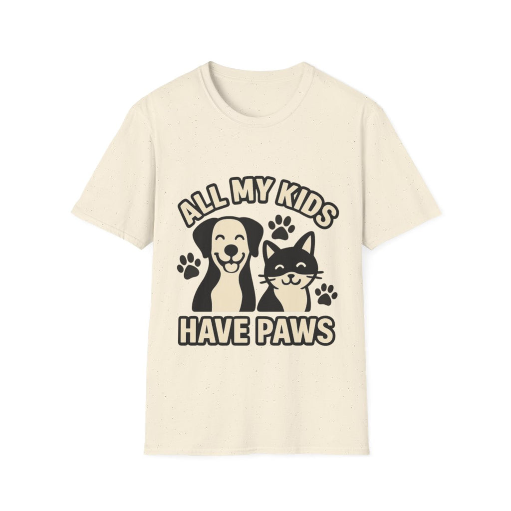 All My Kids Have Paws Shirt, Pet Mom T-Shirt, Dog Mom Cat Mom Gift, Fur Mama Tee, Pet Parent Shirt, Mothers Day Gift for Dog Lover
