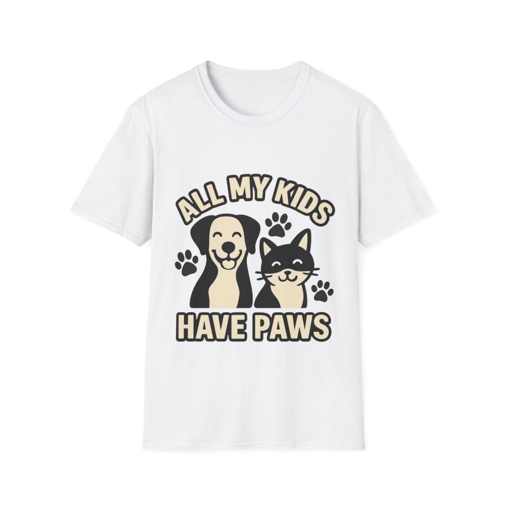 All My Kids Have Paws Shirt, Pet Mom T-Shirt, Dog Mom Cat Mom Gift, Fur Mama Tee, Pet Parent Shirt, Mothers Day Gift for Dog Lover