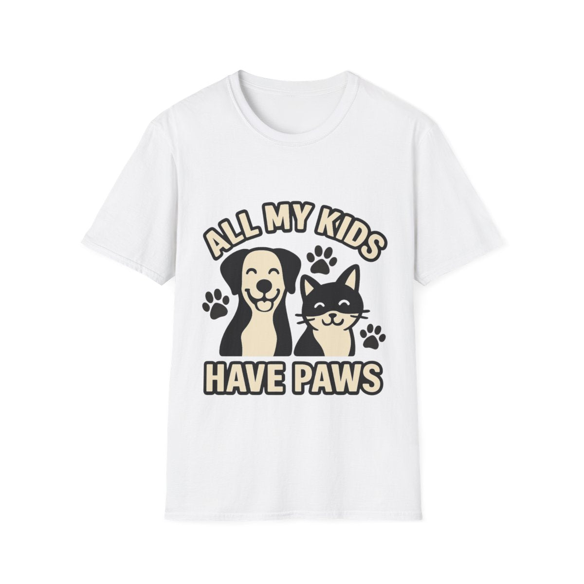 All My Kids Have Paws Shirt, Pet Mom T-Shirt, Dog Mom Cat Mom Gift, Fur Mama Tee, Pet Parent Shirt, Mothers Day Gift for Dog Lover