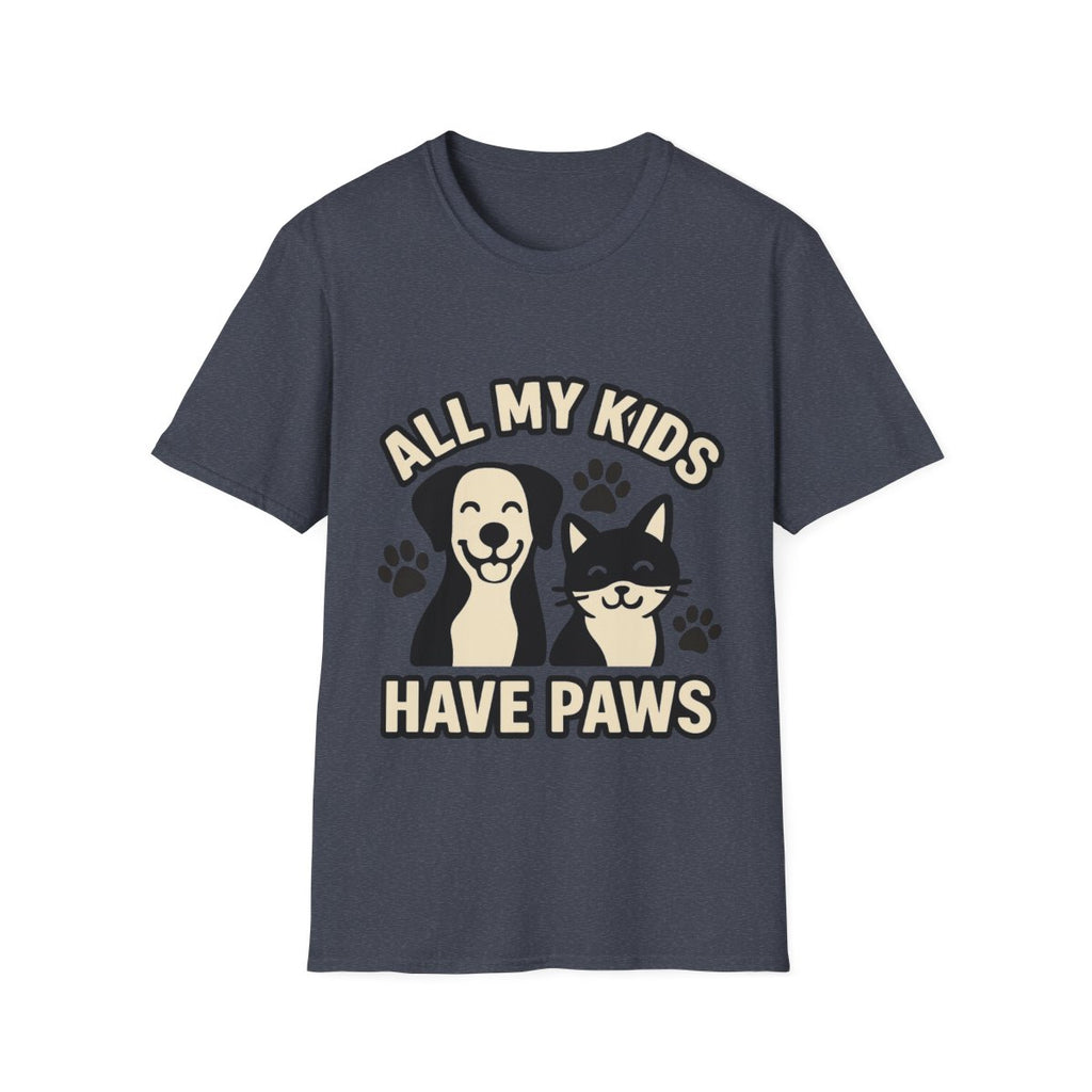 All My Kids Have Paws Shirt, Pet Mom T-Shirt, Dog Mom Cat Mom Gift, Fur Mama Tee, Pet Parent Shirt, Mothers Day Gift for Dog Lover