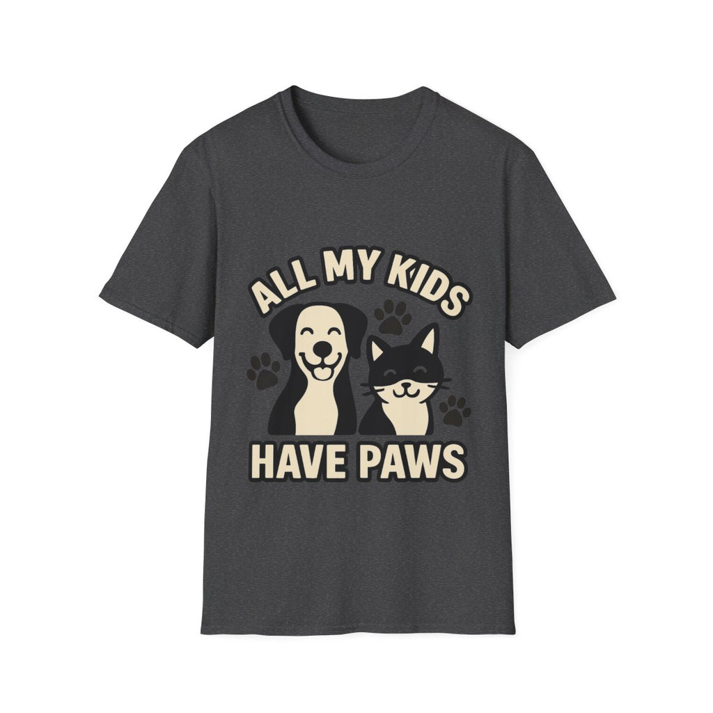 All My Kids Have Paws Shirt, Pet Mom T-Shirt, Dog Mom Cat Mom Gift, Fur Mama Tee, Pet Parent Shirt, Mothers Day Gift for Dog Lover