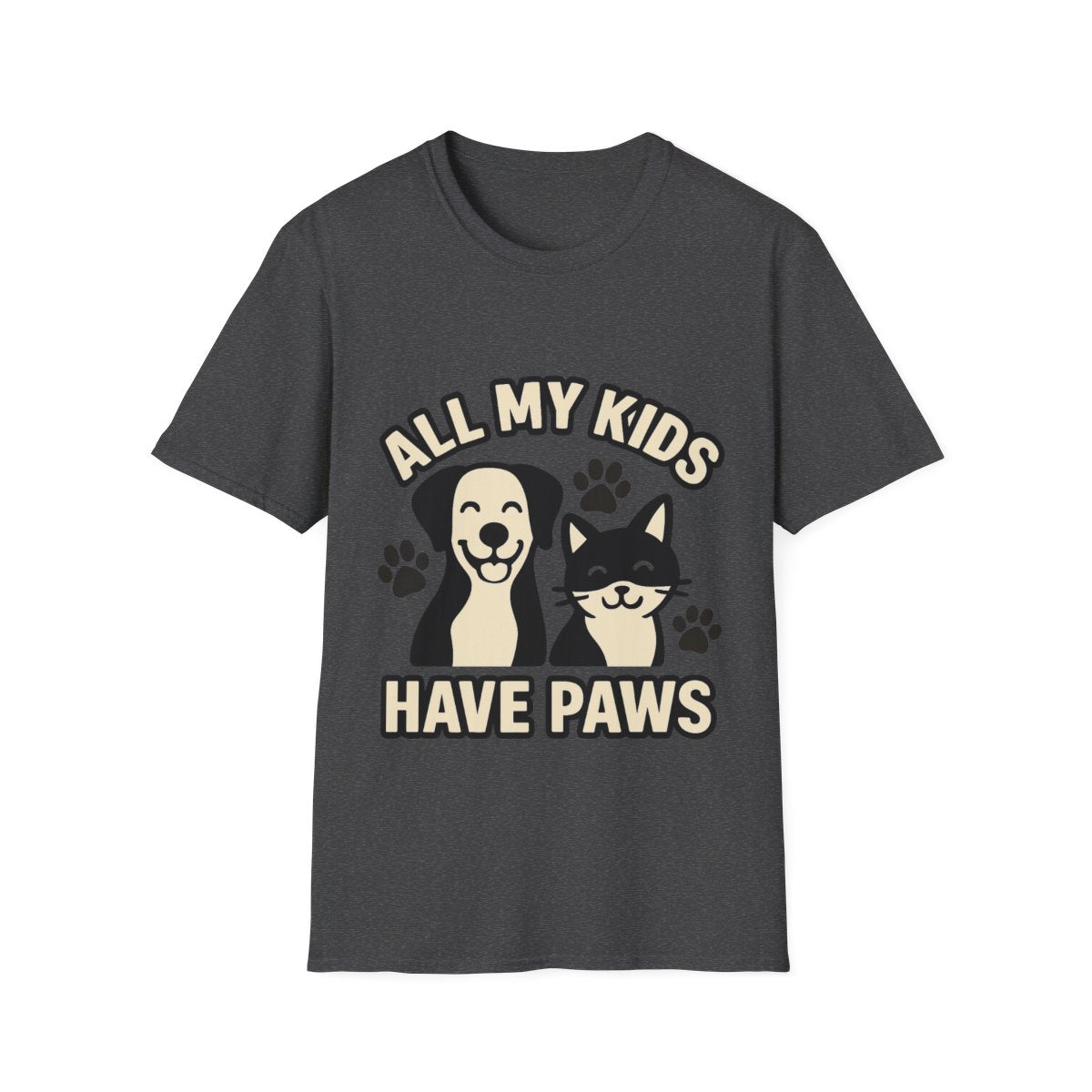 All My Kids Have Paws Shirt, Pet Mom T-Shirt, Dog Mom Cat Mom Gift, Fur Mama Tee, Pet Parent Shirt, Mothers Day Gift for Dog Lover